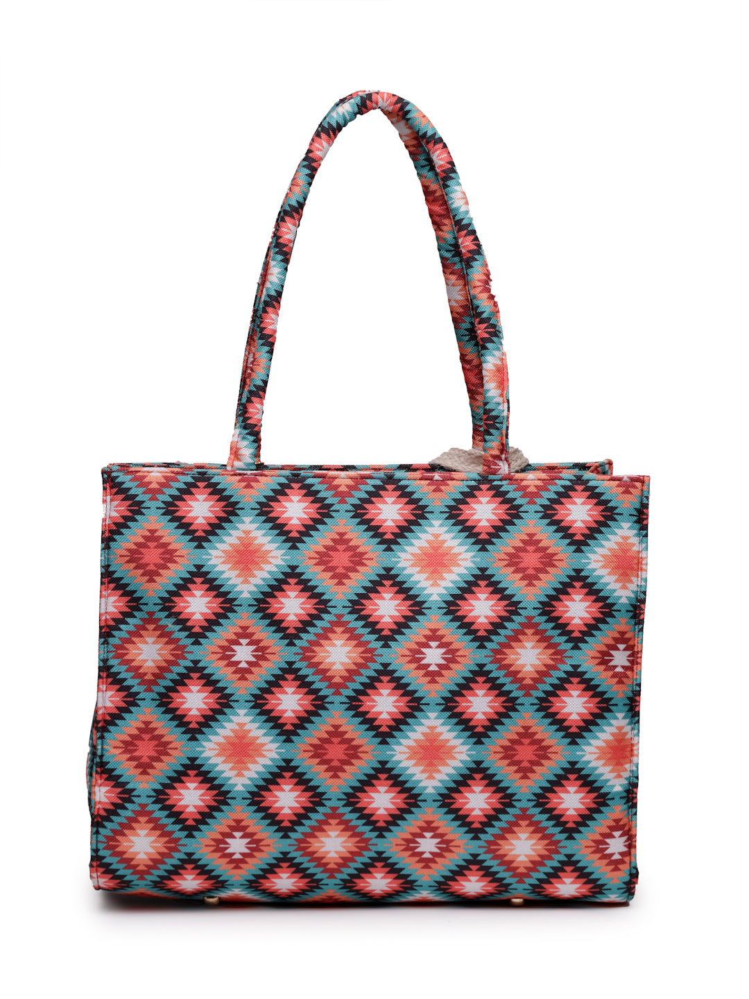 Ensac Traditional Fabric Satchel | Stylish Ladies Purse Handbag with Ethnic Touch