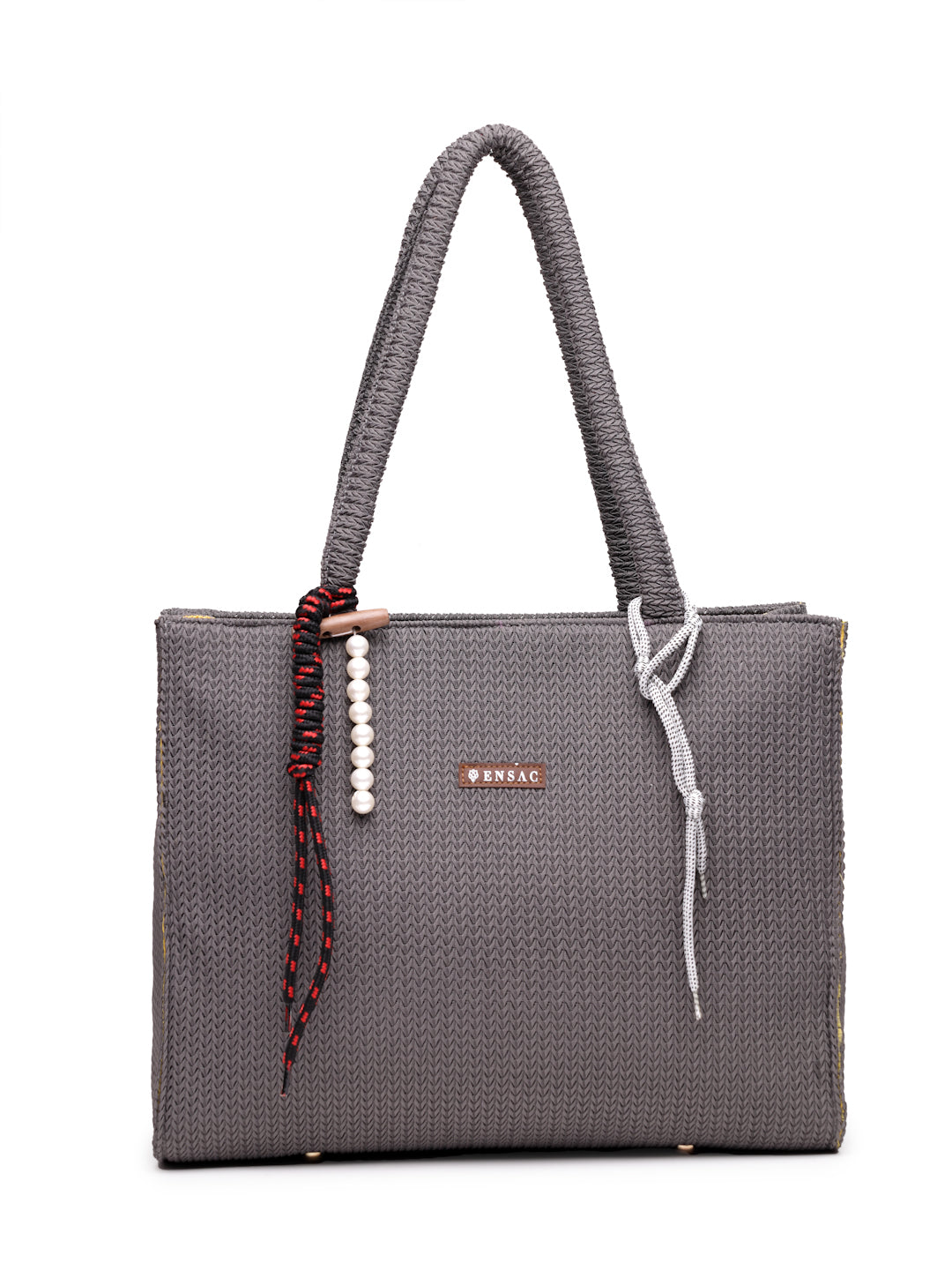 Ensac Traditional Fabric Satchel | Stylish Ladies Purse Handbag with Ethnic Touch
