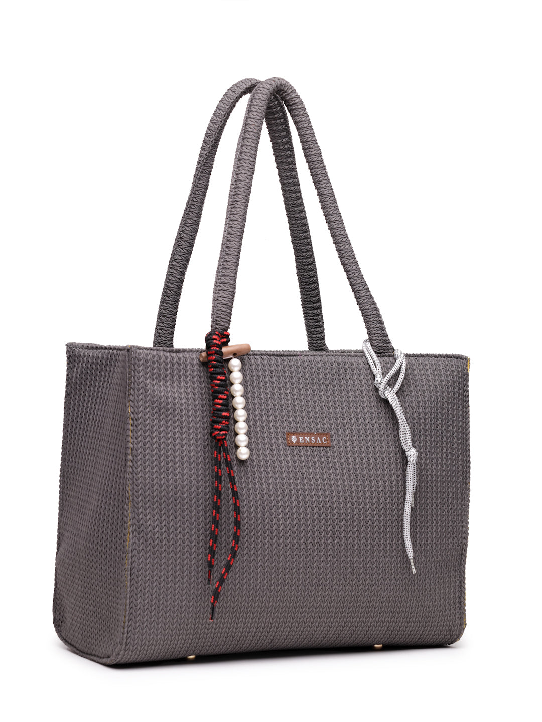 Ensac Traditional Fabric Satchel | Stylish Ladies Purse Handbag with Ethnic Touch