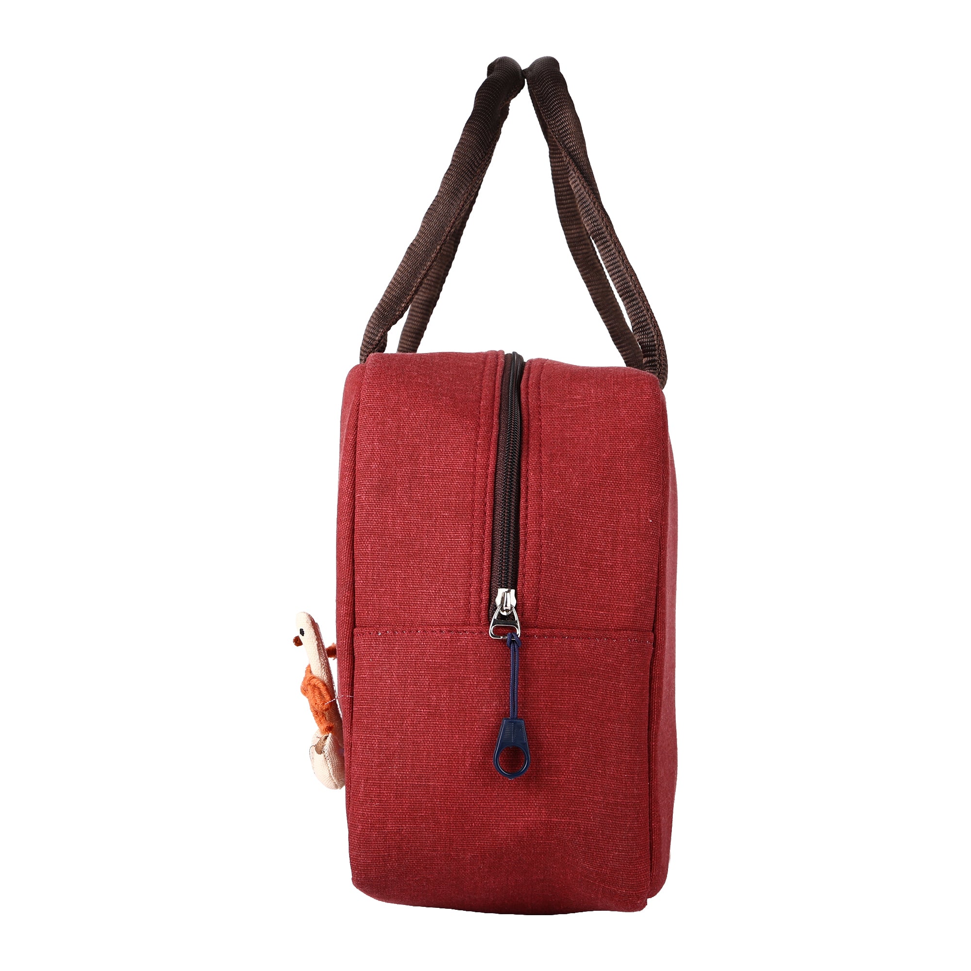 ENSAC Lunch Bag for Men & Women | Tiffin Bag with Zip Closure & Double Handle | Reusable Hot & Cold Lunch Box Carry Bag for Office, School, Travel & Daily Use