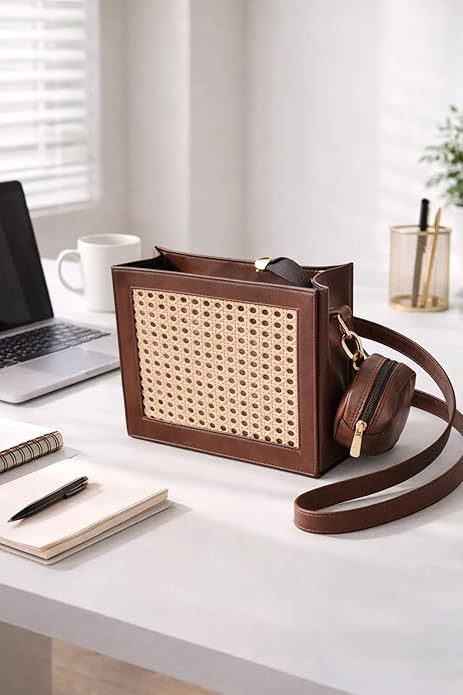 ENSAC Sling Crossbody bag for Women | Premium Ladies Shoulder Stylish Sling bag with Zip Closure | Shoulder Bag for Office, College, Travel & Daily Use