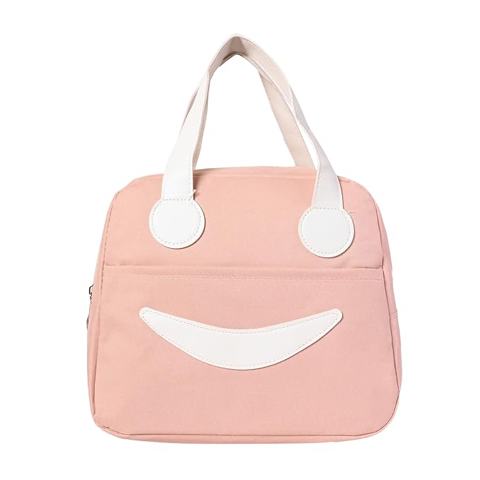 Ensac Smiley Insulated Lunch Bag - Cute & Modern Lunch Tote for Adults