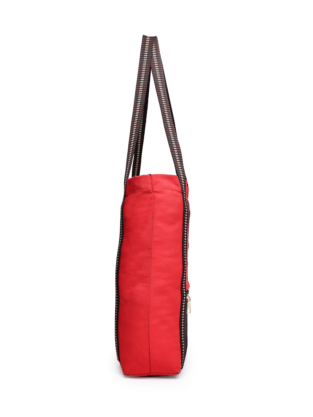 Ensac Tote Bag for Women | Ethnic Elephant Design, Spacious with Zip Pocket Front