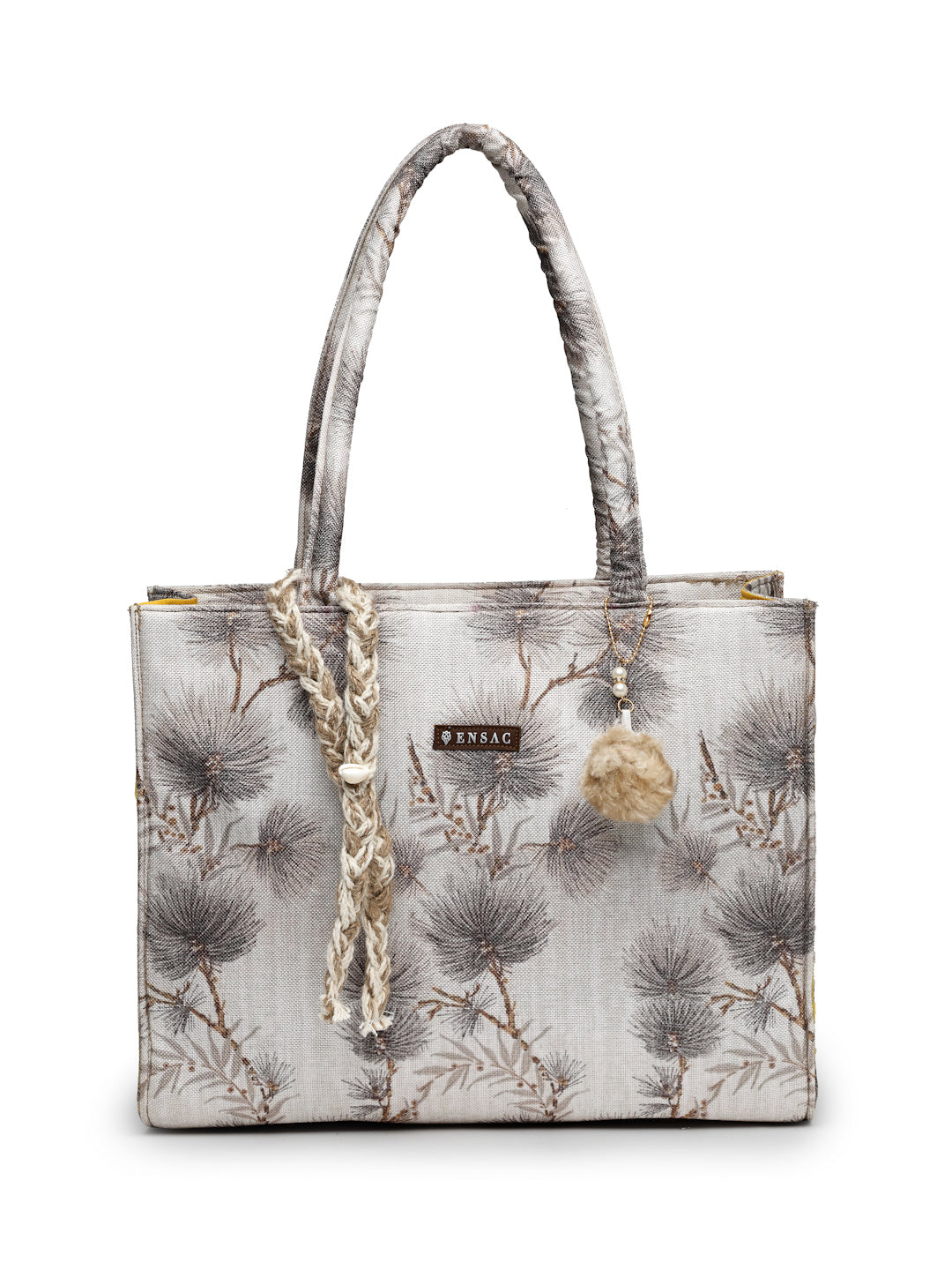 Ensac Traditional Fabric Satchel | Stylish Ladies Purse Handbag with Ethnic Touch