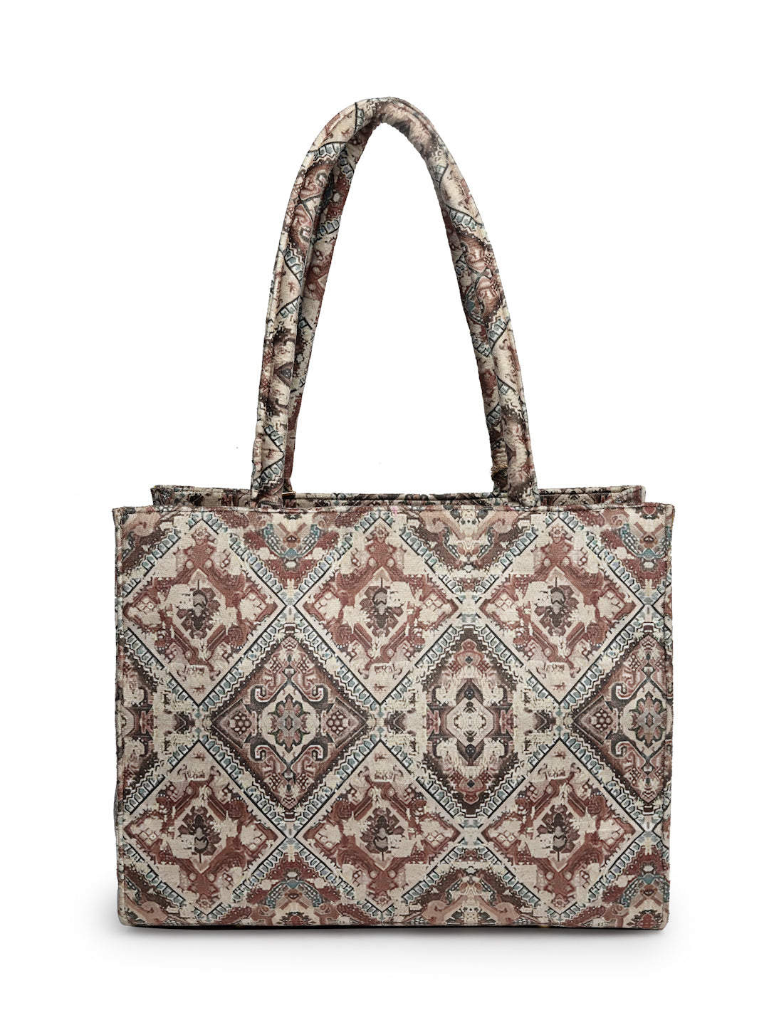 Ensac Traditional Fabric Satchel | Stylish Ladies Purse Handbag with Ethnic Touch