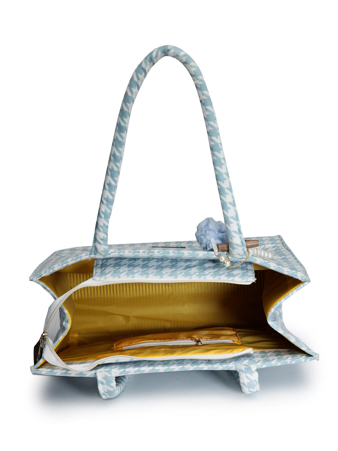 Ensac Traditional Fabric Satchel | Stylish Ladies Purse Handbag with Ethnic Touch