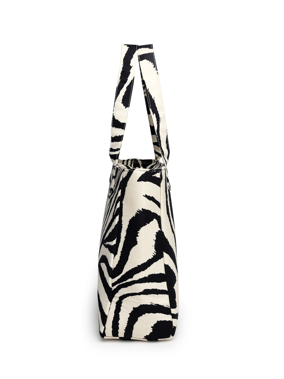 Ensac Women’s Floral Print Tote Bag | Lightweight Handbag with Zipper Closure