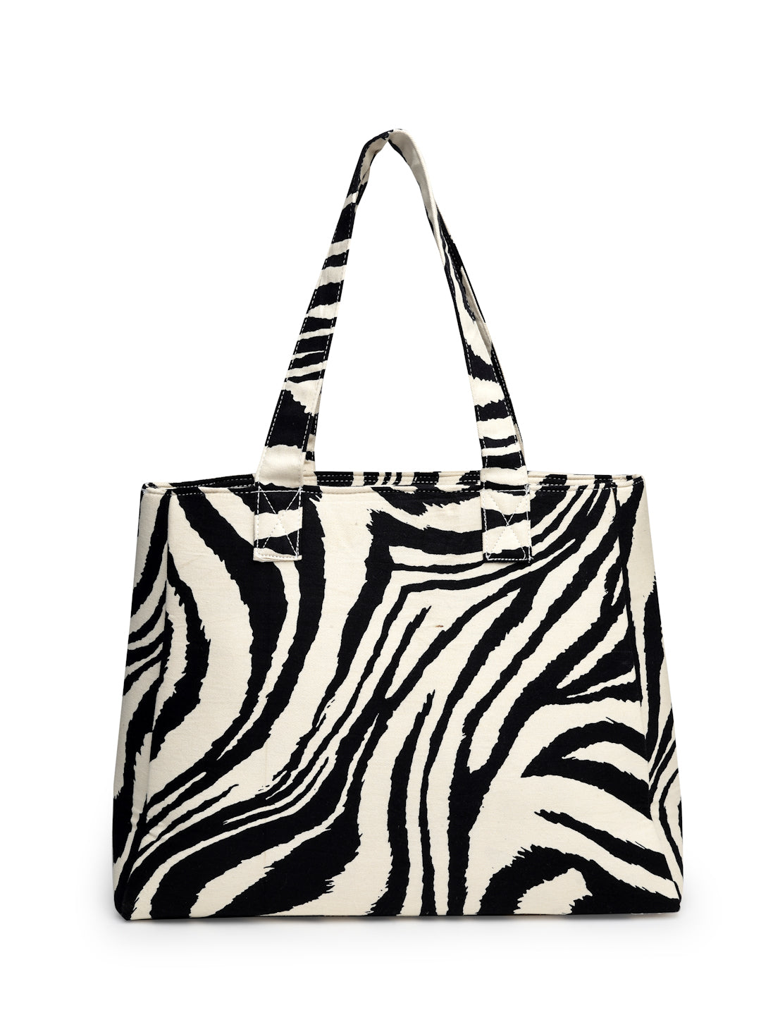Ensac Women’s Floral Print Tote Bag | Lightweight Handbag with Zipper Closure