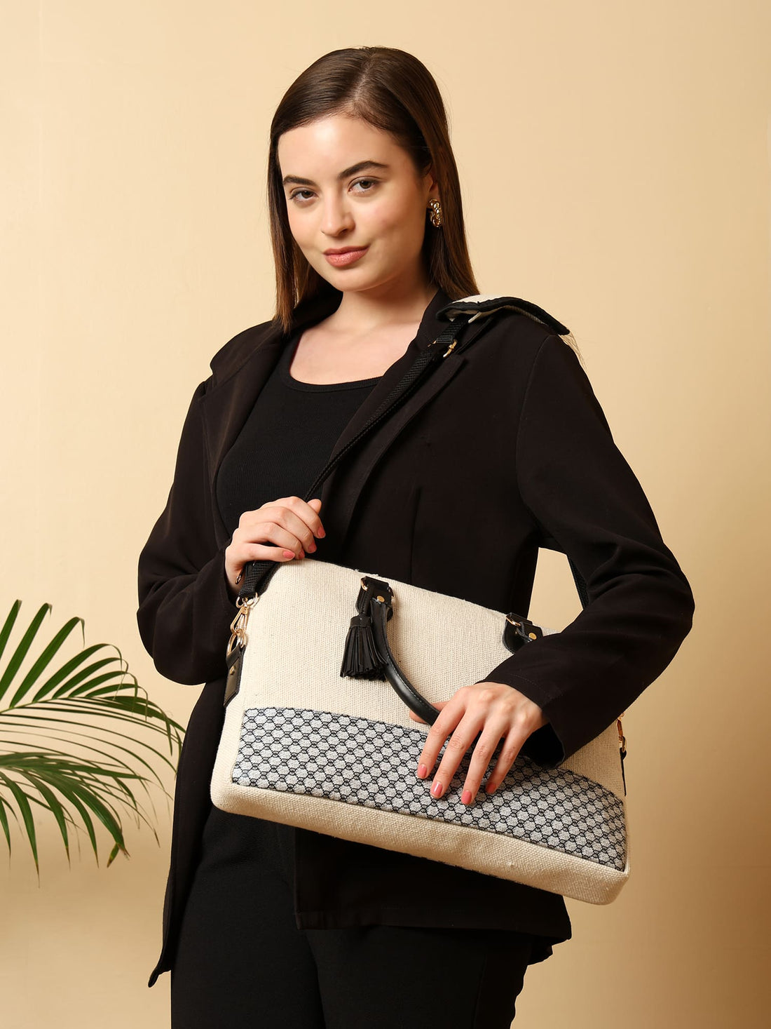 ENSAC Helium Series Laptop Bag – White & Black