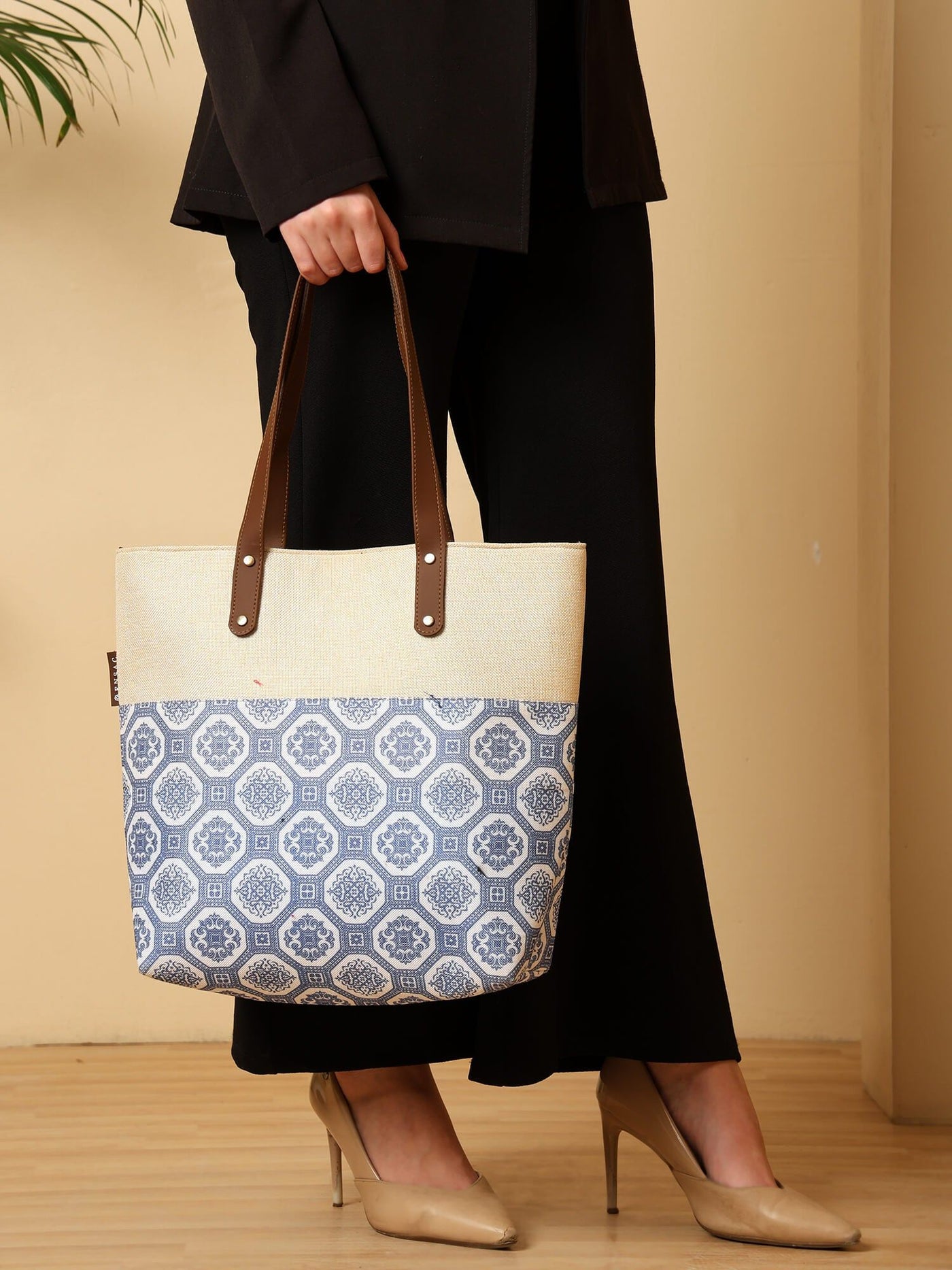 ENSAC  Printed Tote Bag for Women ensacworld