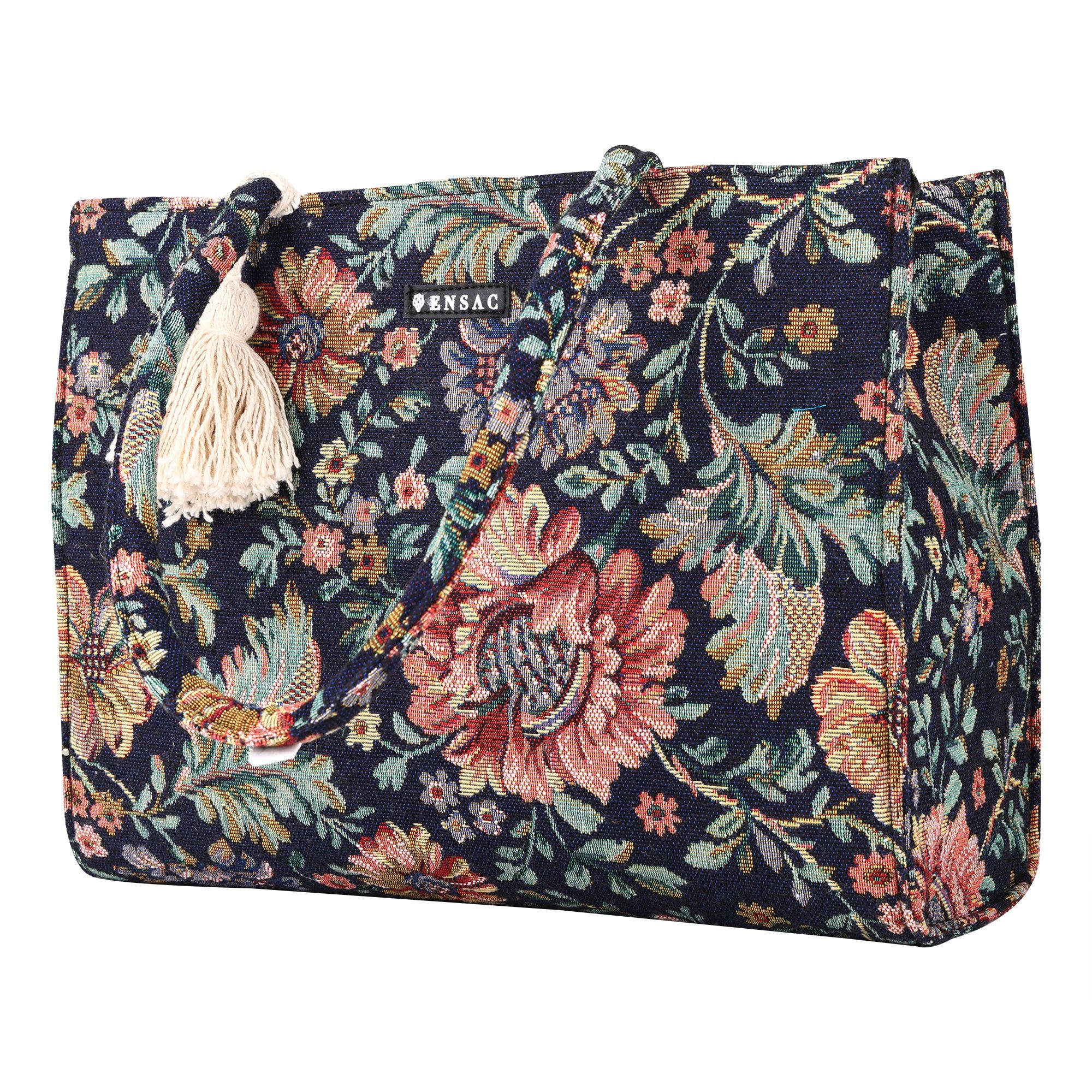 ENSAC Tote and Laptop hand Bag for Women | Stylish Office Tote Bag for Work, Travel & College | Large Capacity Handcrafted Shoulder Bag | Professional Office Handbag For women ensacworld