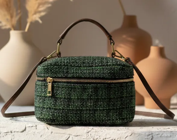 Women Round Sling Bag | Stylish Crossbody Handbag with Top Handle | Compact Shoulder Bag for Travel & Daily Use ensacworld
