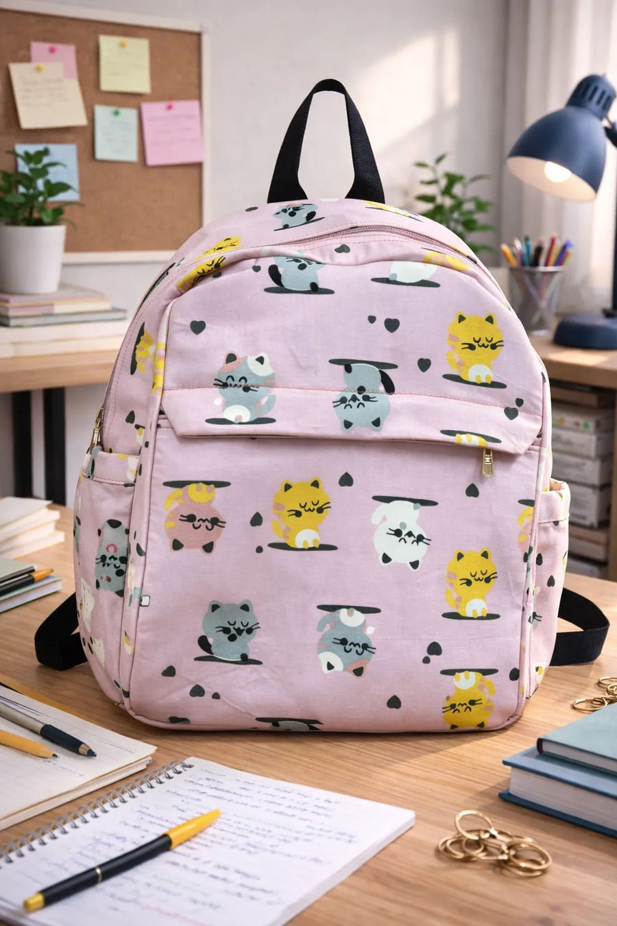 Printed Backpack – Cute Lightweight School & College Bag ensacworld