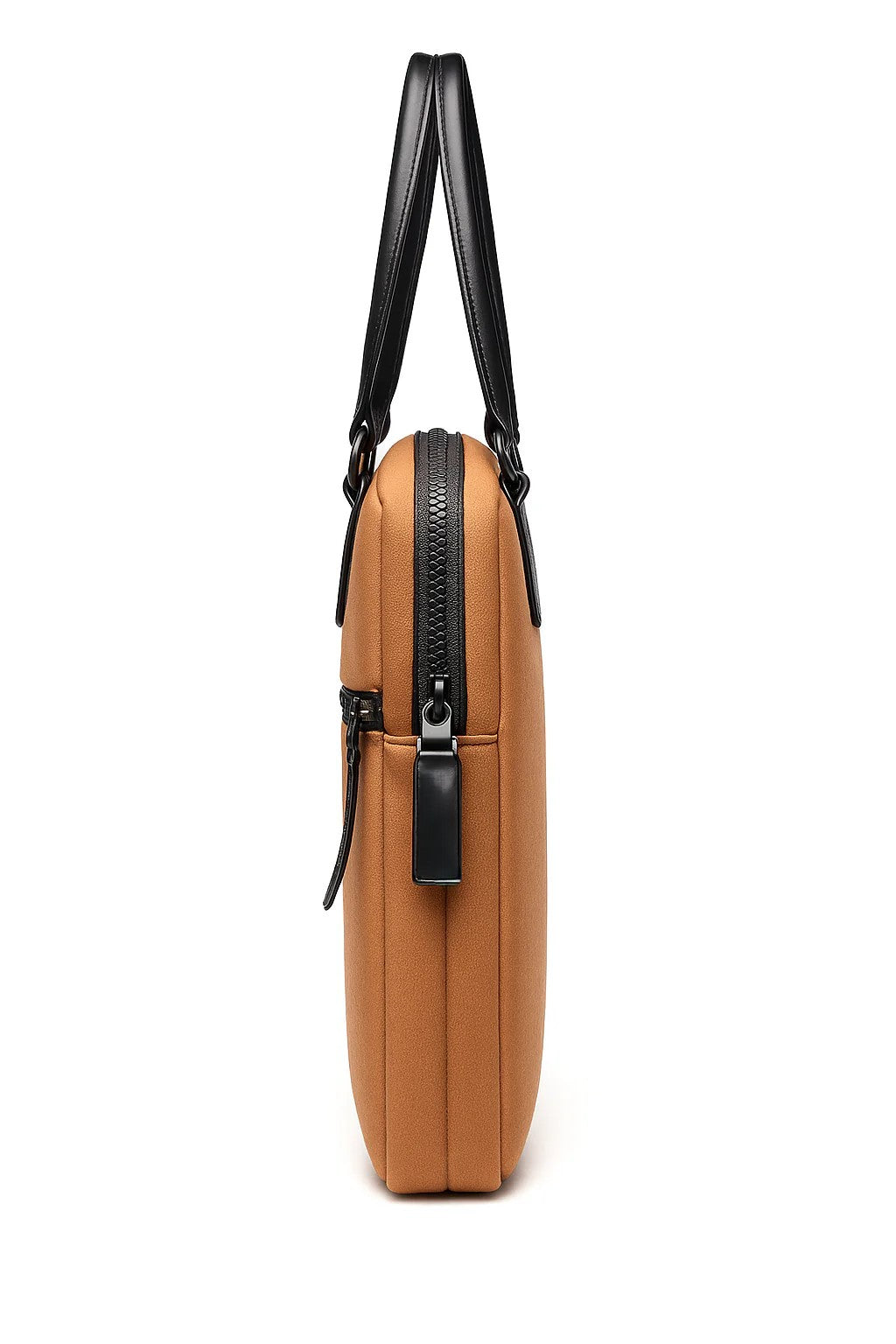 ENSAC Slim Tan Laptop & Office Shoulder Bag – Sleek Leather Strap Design