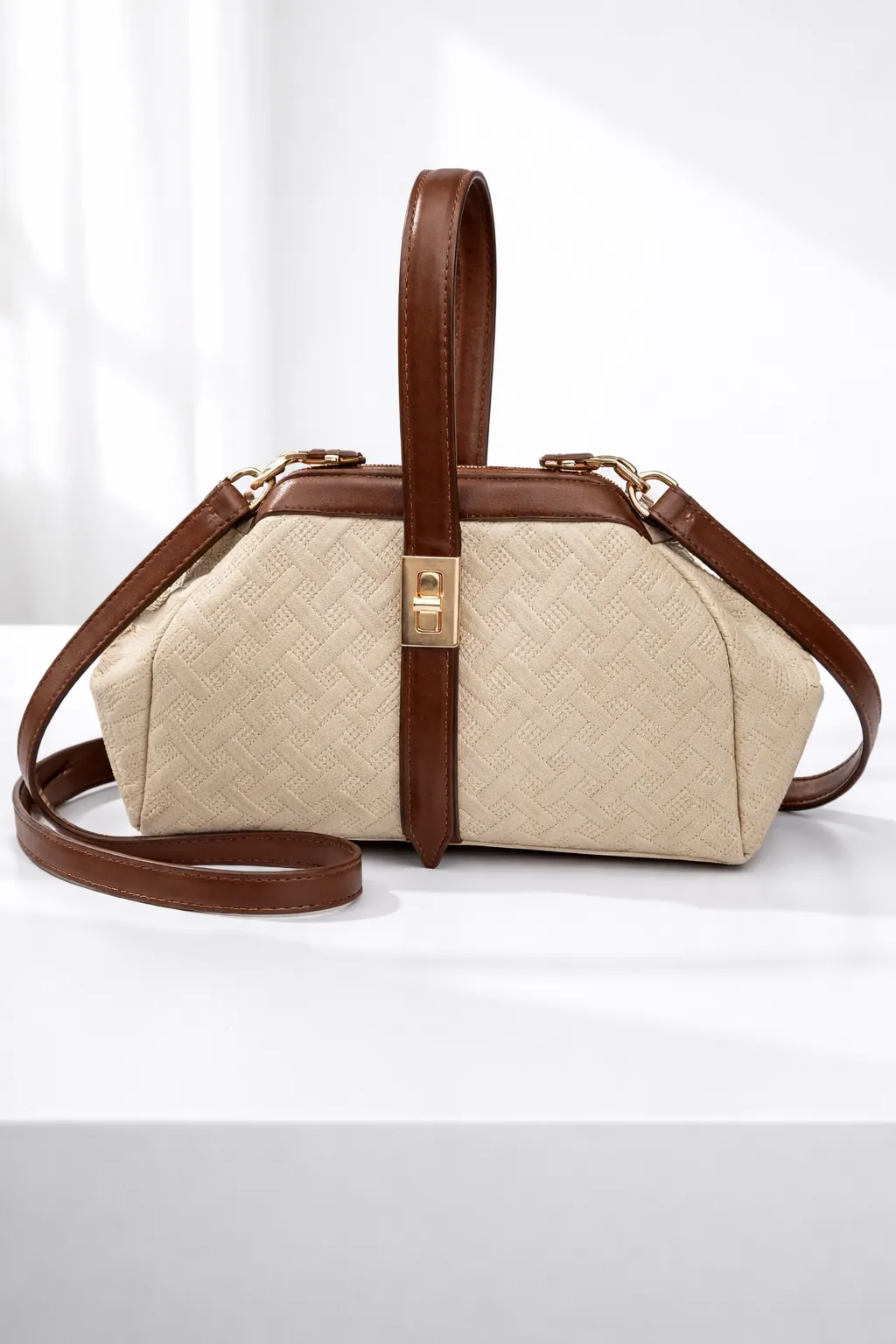 Women Elegant Clutch Handbag with Sling Strap | Stylish Top Handle Clutch Bag for Party, Travel & Casual Use ensacworld