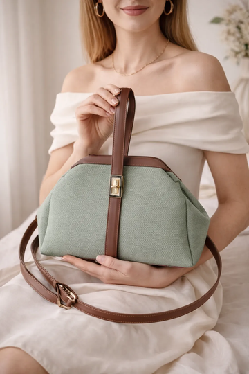 Women Elegant Clutch Handbag with Sling Strap | Stylish Top Handle Clutch Bag for Party, Travel & Casual Use ensacworld