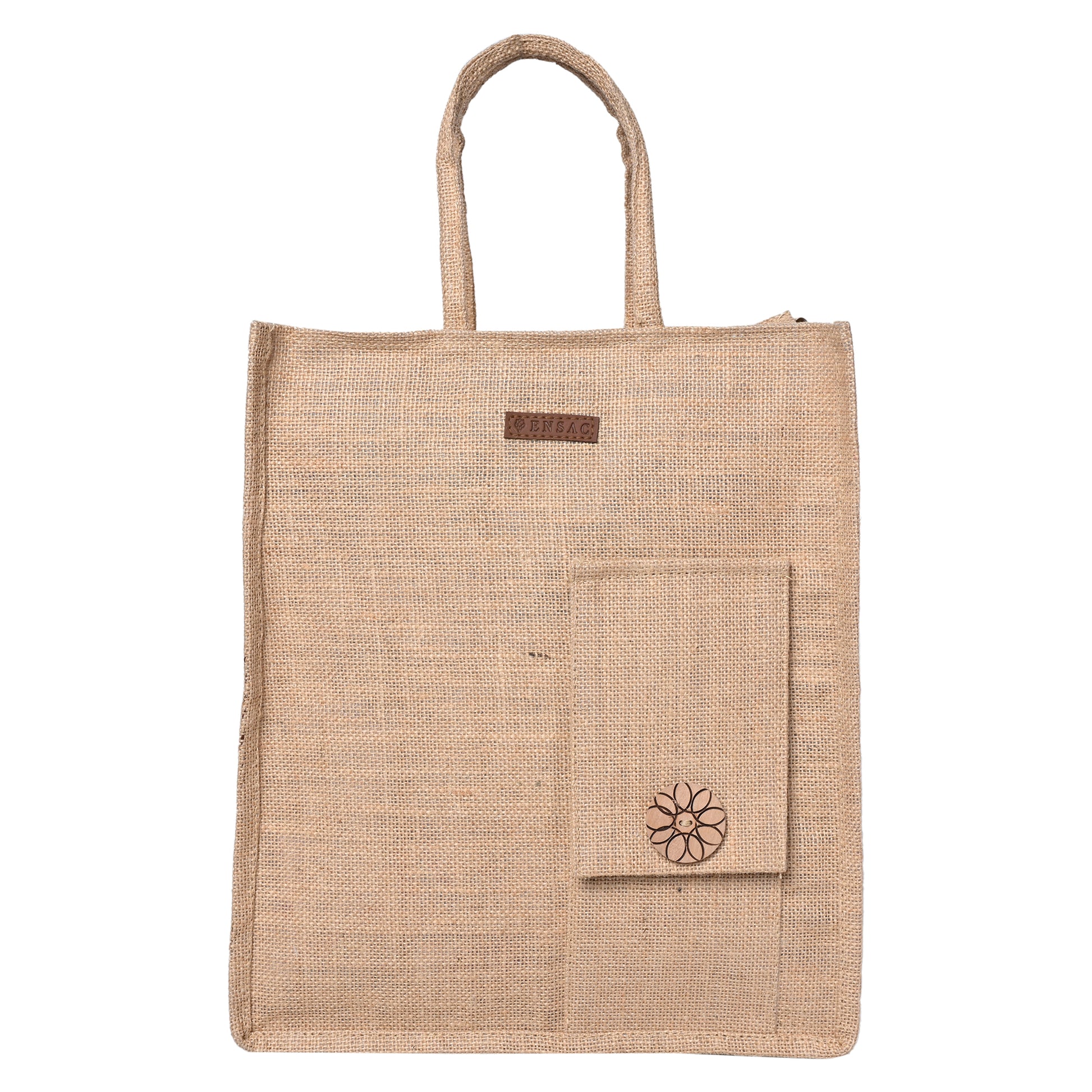 ENSAC Men & Women Brown Handbag