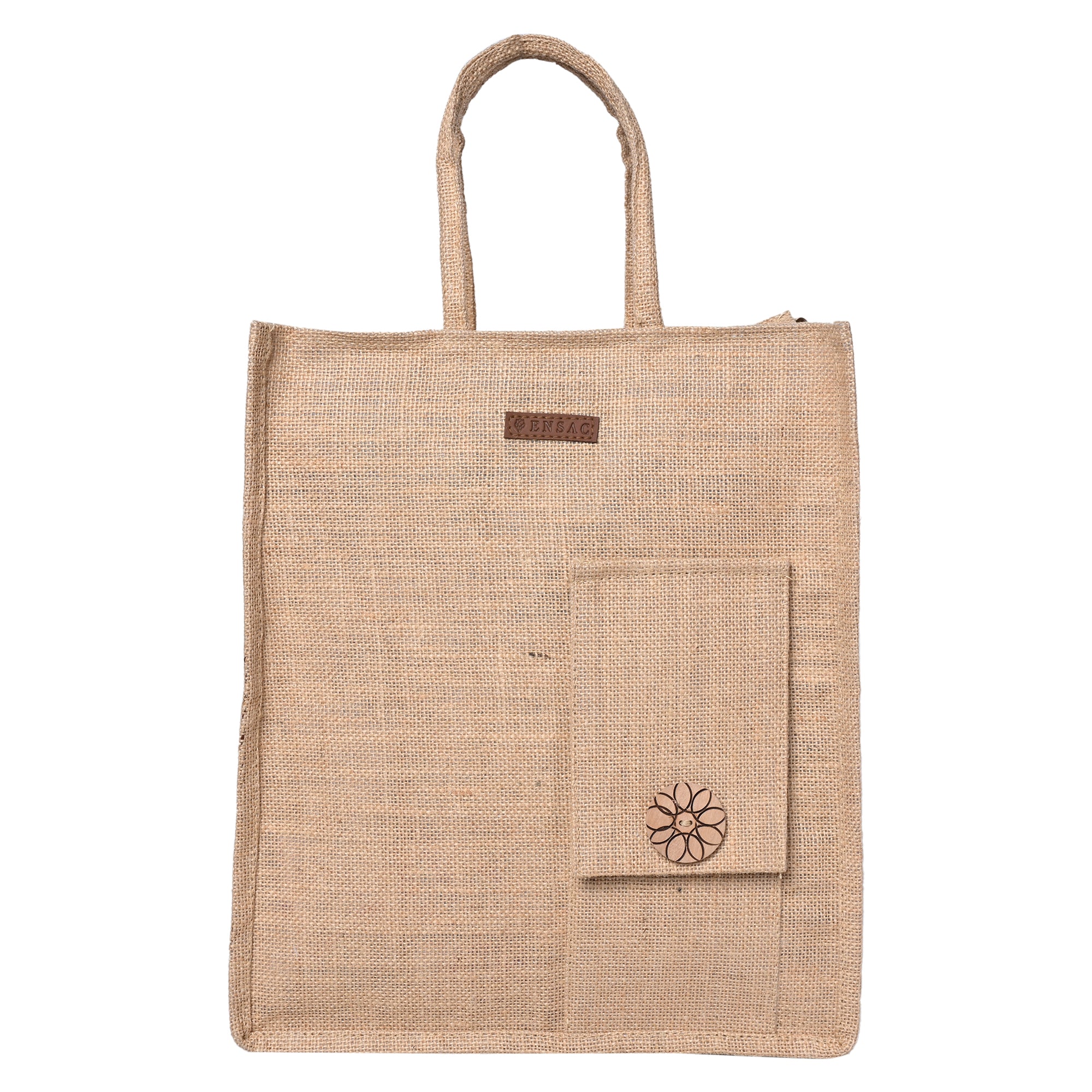 ENSAC Men & Women Brown Handbag