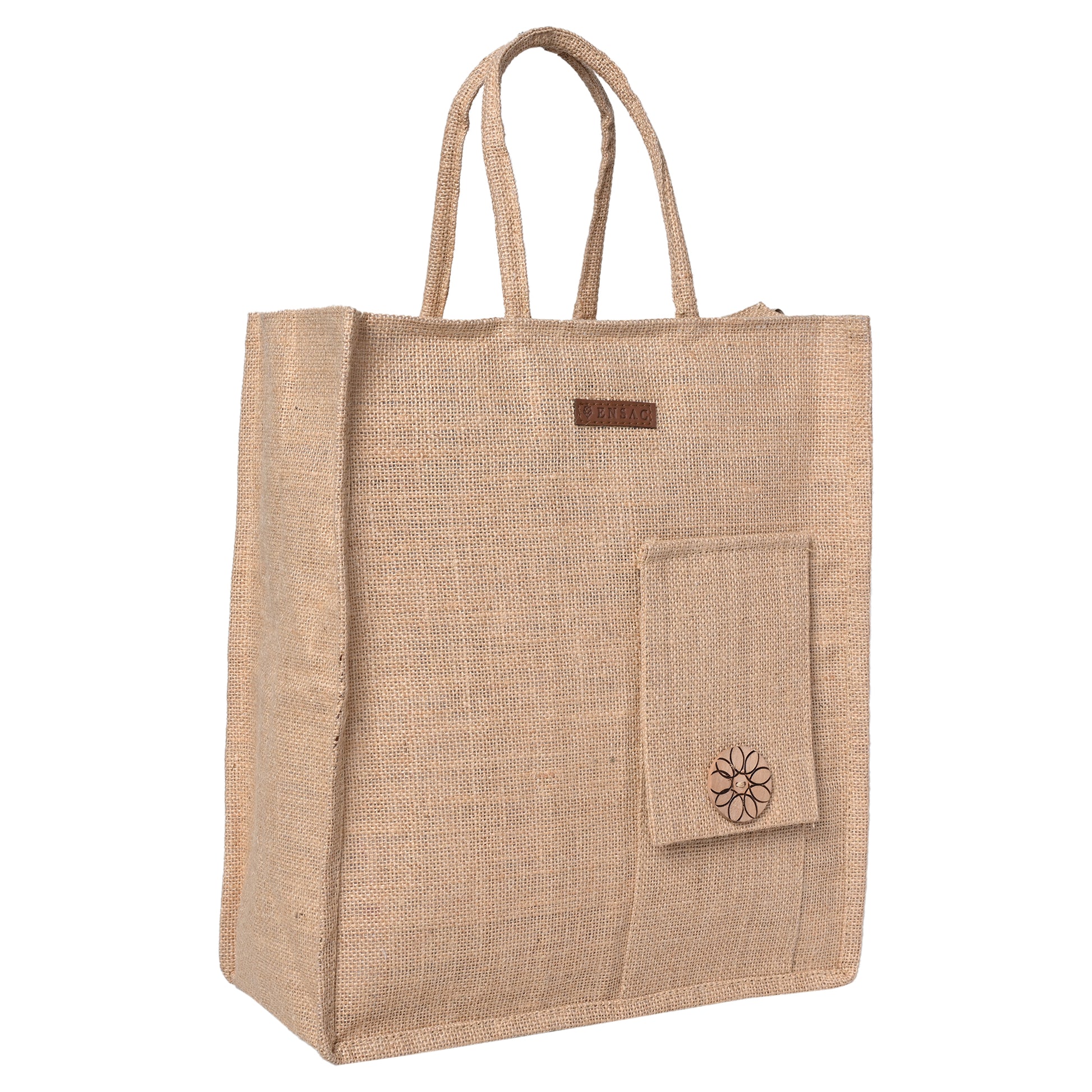 ENSAC Men & Women Brown Handbag
