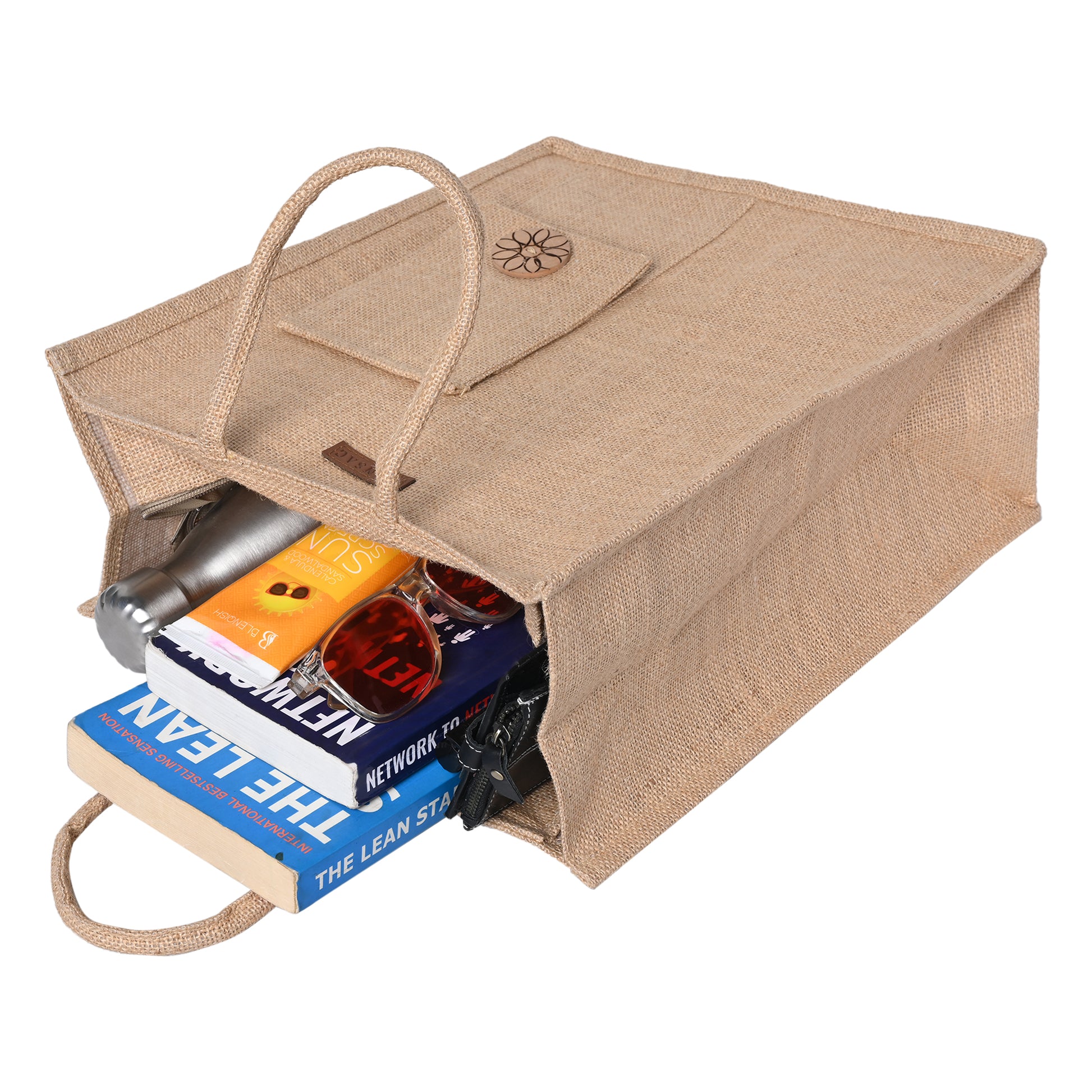 ENSAC Men & Women Brown Handbag