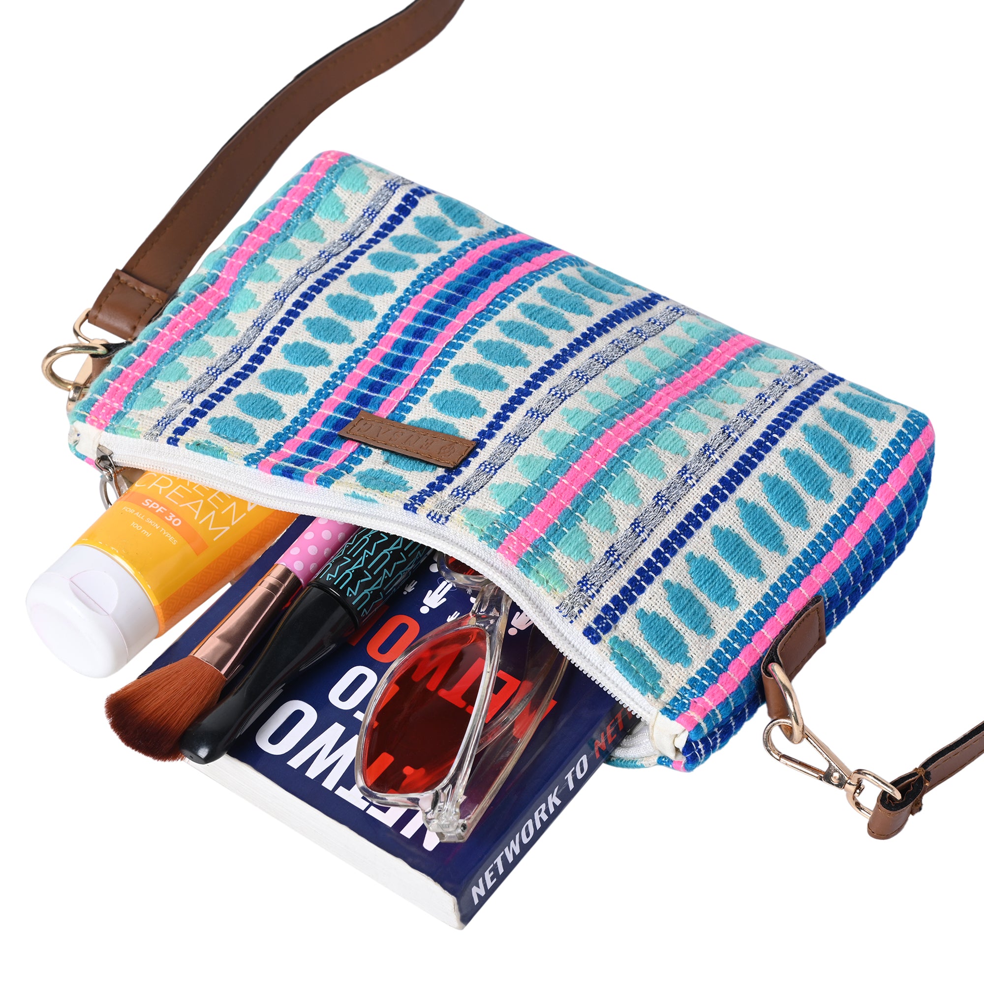 Multicolor Sling Bag Women's Premium Cotton