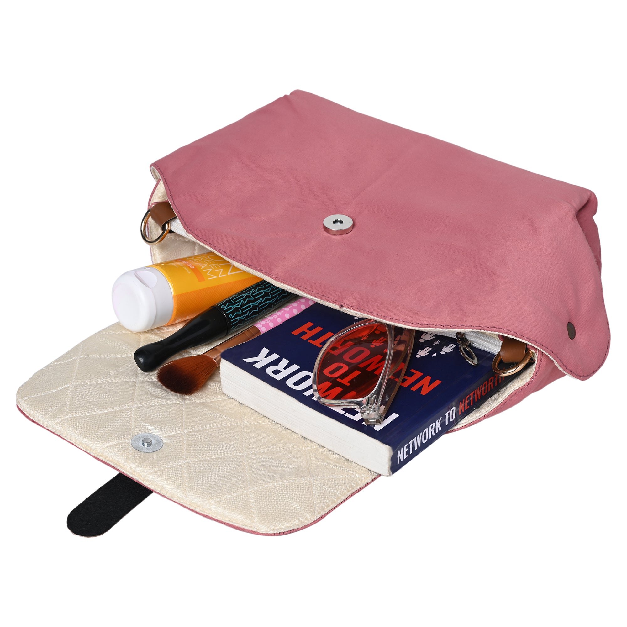 Pink Sling Bag Women's Premium Cotton