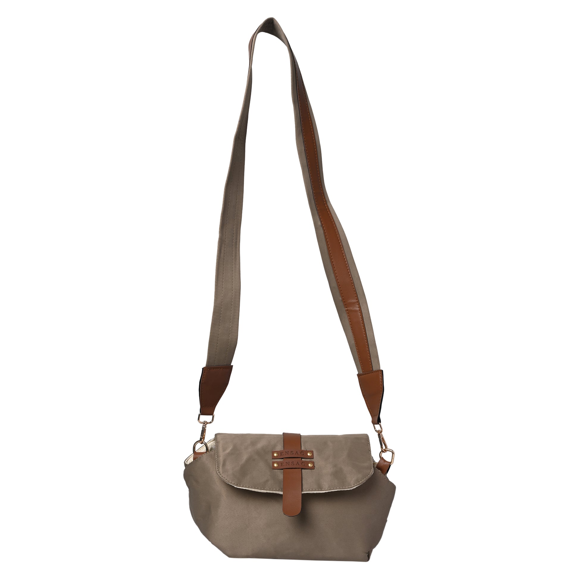 Brown Sling Women's Premium velvet Full Sling Shoulder Bag