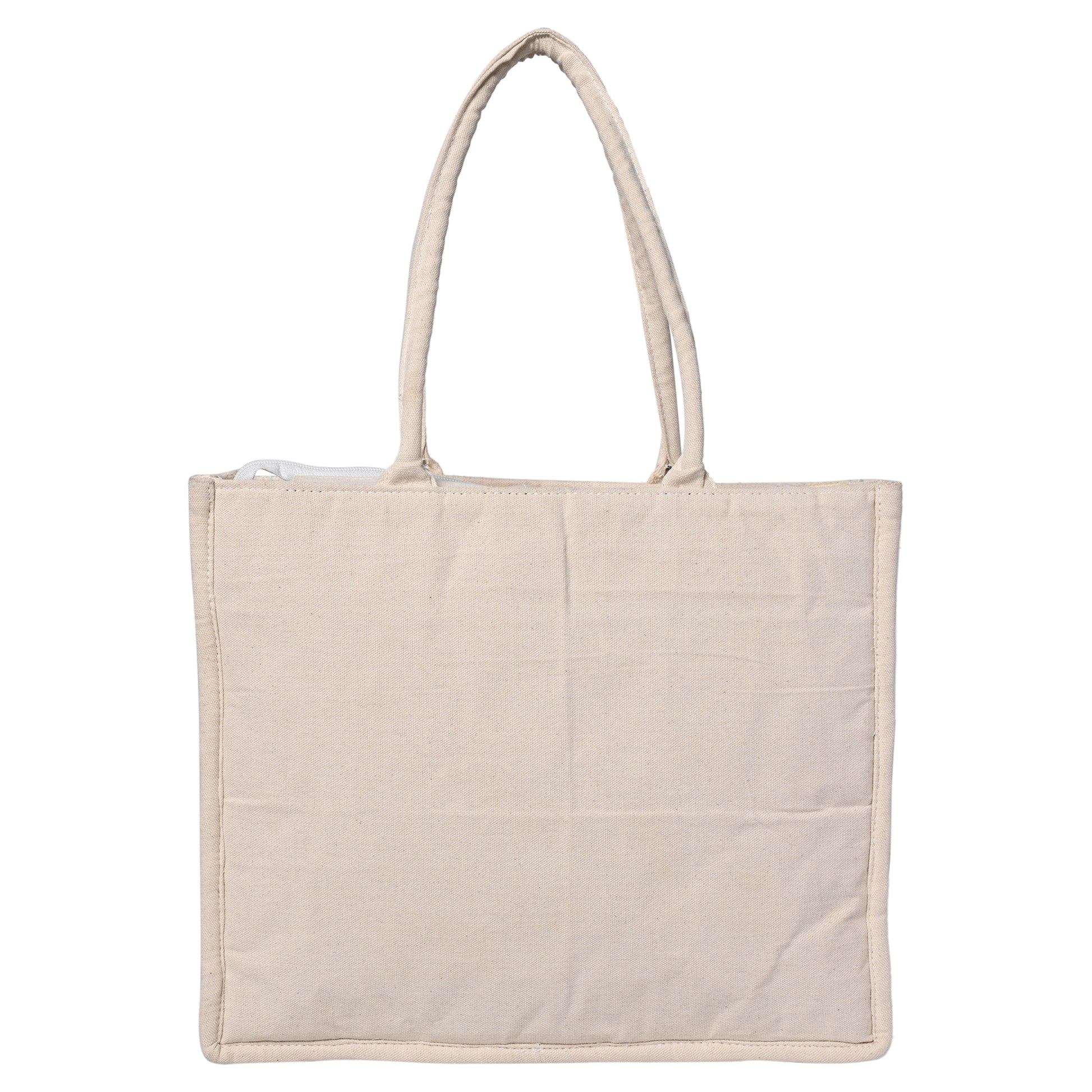 ENSAC Cotton Jacquard Green Tote bag for women & Girls