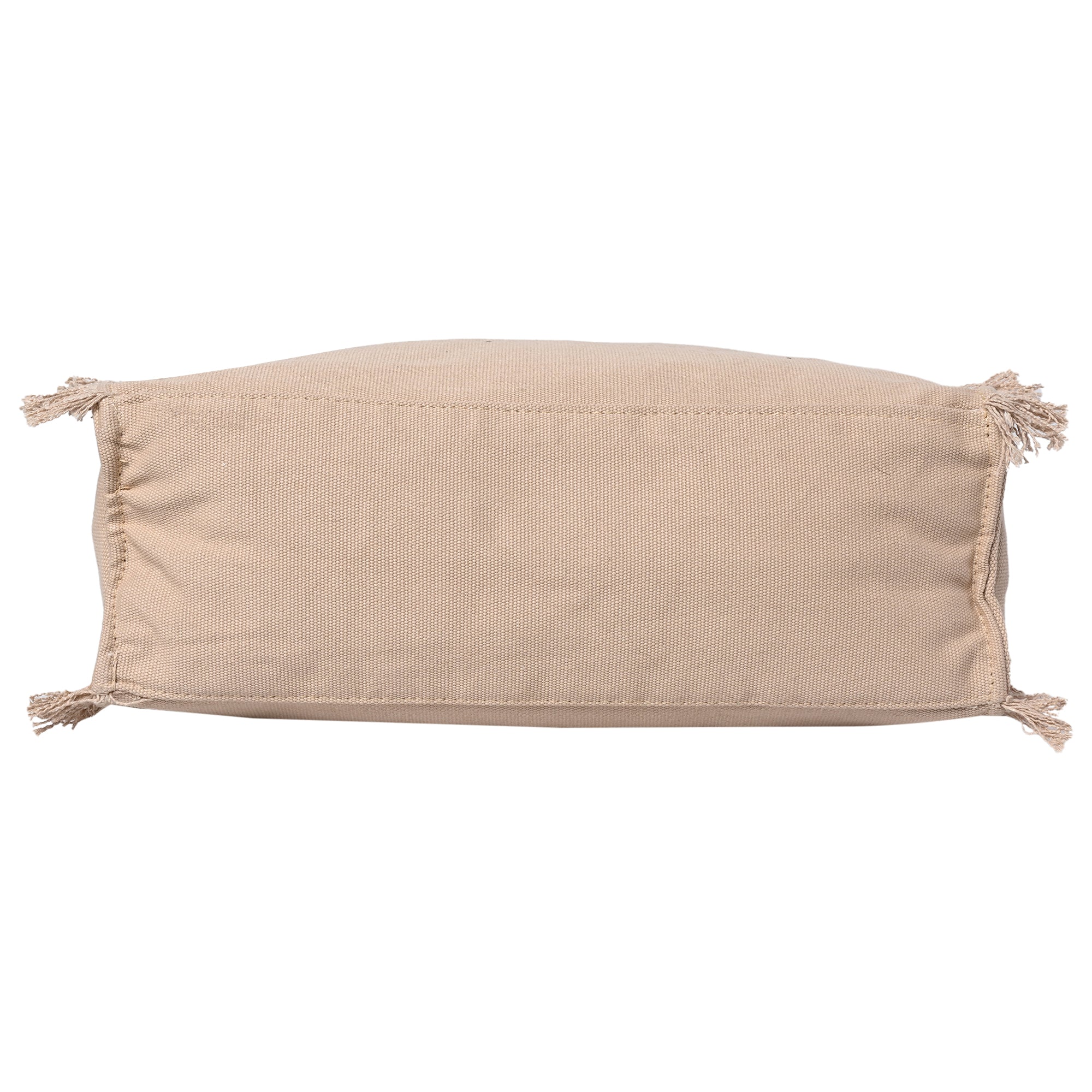 Ensac Women’s Premium Jacquard Fabric Bag | Easy to Carry & Everyday Use TOTE-CANVAS-BEIGE-BIG