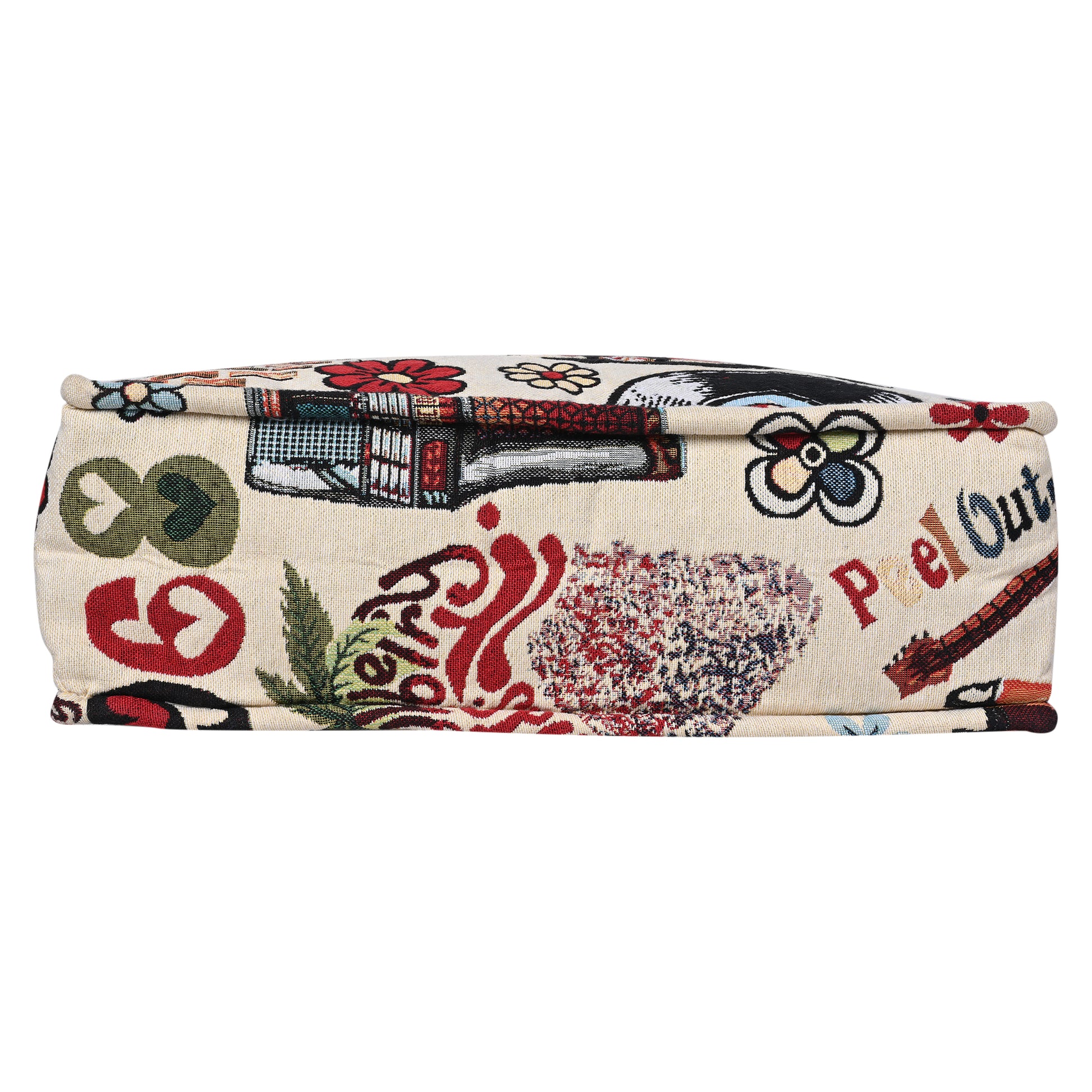 Ensac Printed Jacquard Fabric Tote Bag for Women | Stylish Art Design, Spacious & Easy to Carry TOTE-CONTEMP-BIG