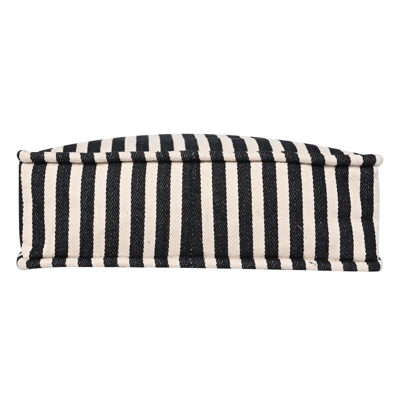 Ensac’s Tote-Bag Jacquard Tote bag for Women/Girls-TOTE-BLKSTRIPES-BIG