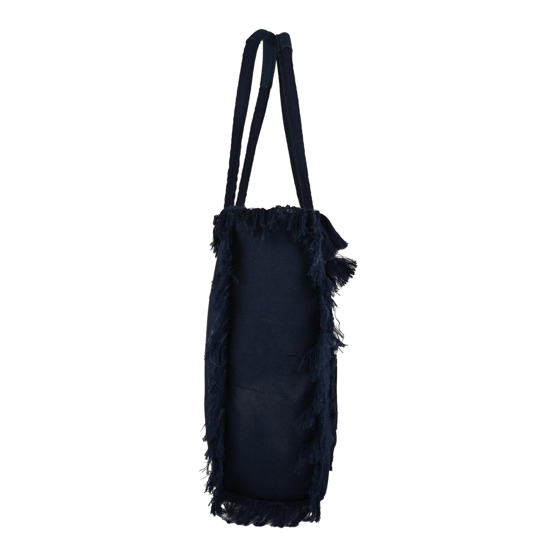Ensac Women’s Heart Design Fringe Bag | Jacquard Fabric Carry Bag for Daily Style TOTE-LEATHER-BLUESTARS-BEACHVIBES