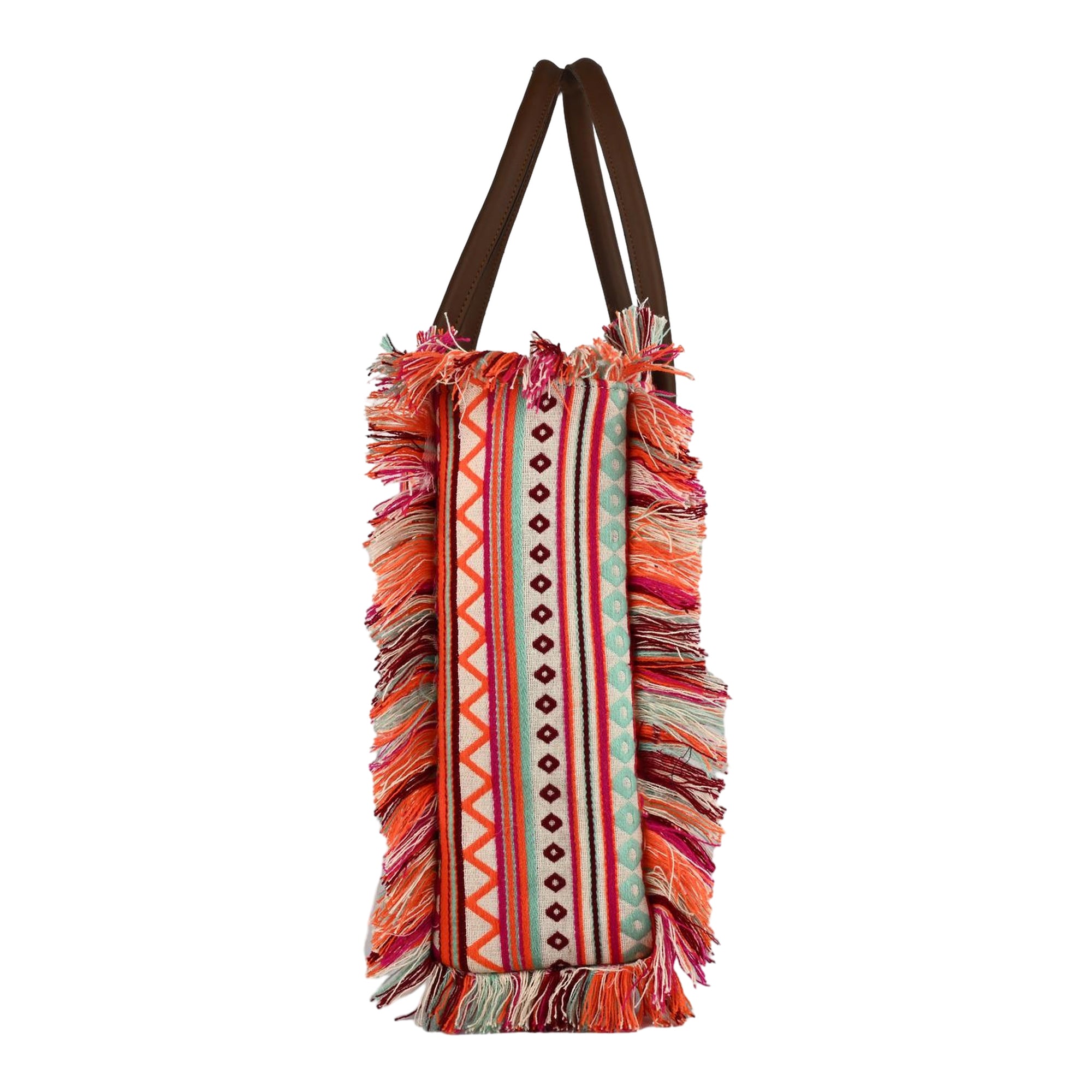 Ensac Women’s Premium Jacquard Fabric Bag | Easy to Carry & Everyday Use TOTE-BAG
