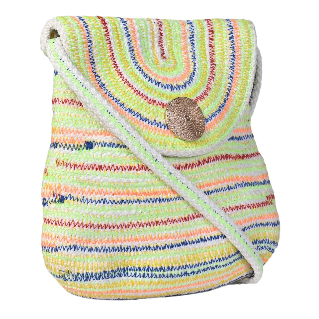 Multicolor Sling Bag Women's Premium Juterope