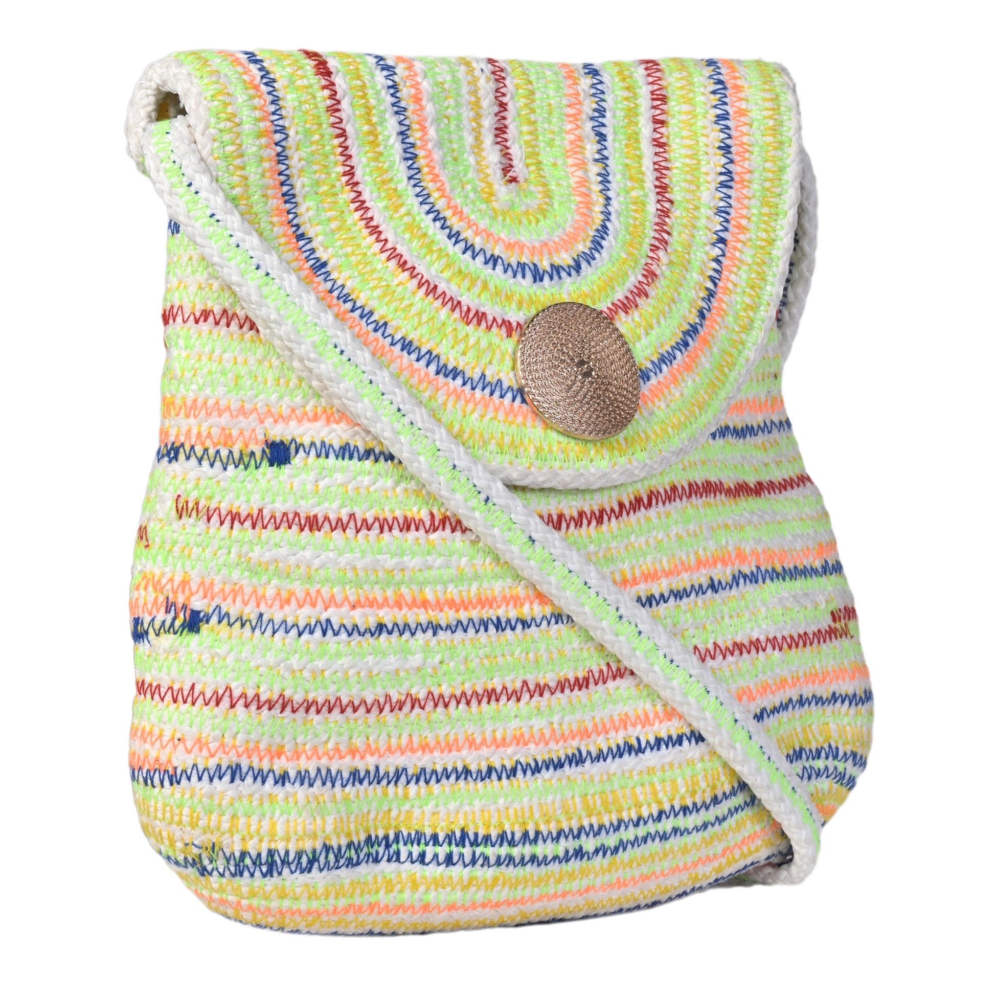 Multicolor Sling Bag Women's Premium Juterope