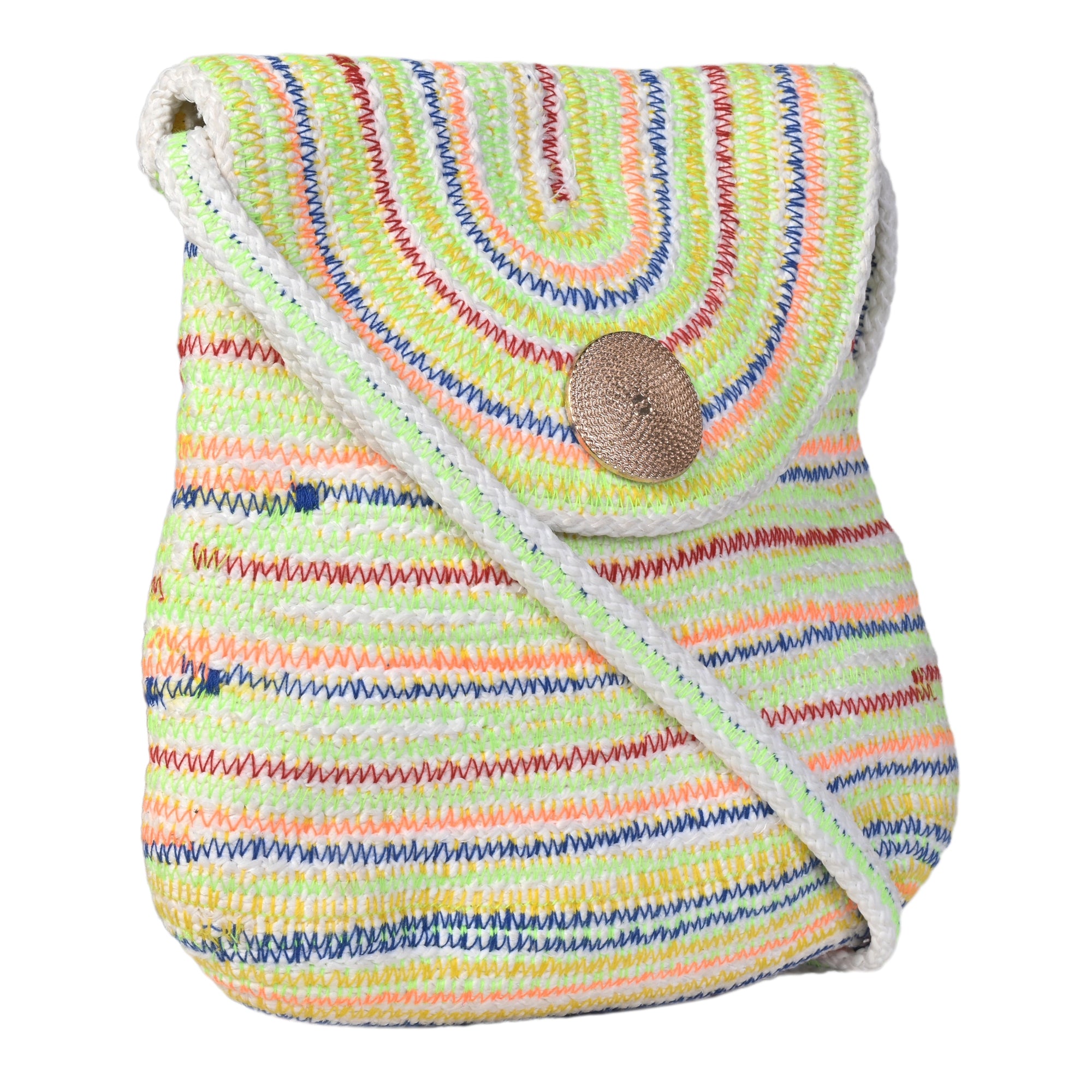 Multicolor Sling Bag Women's Premium Juterope