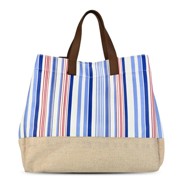 Striped Baggy Sling Bag for Women Casual Large Shoulder Tote for Shopping Travel and Daily Use ensacworld