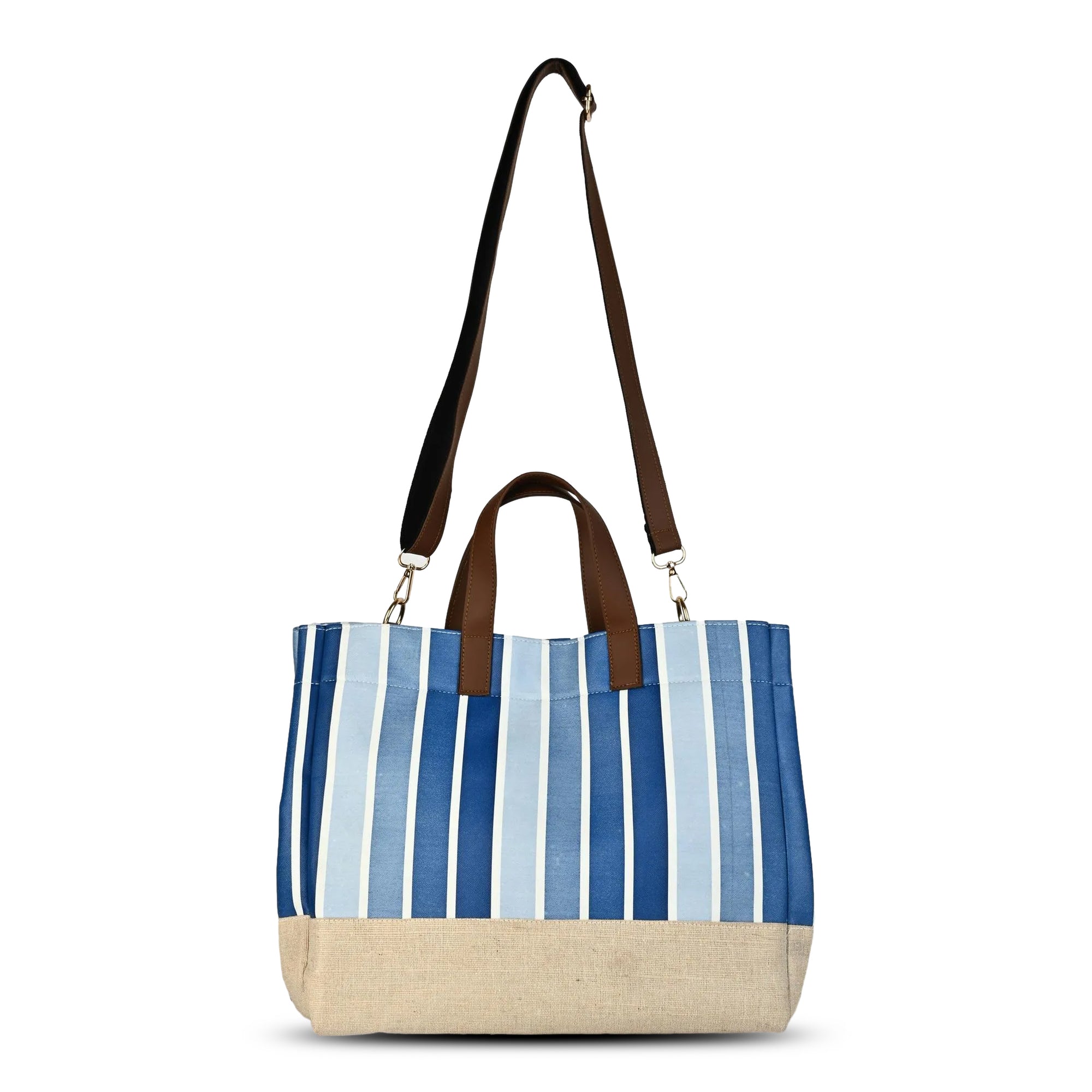 Striped Baggy Sling Bag for Women Casual Large Shoulder Tote for Shopping Travel and Daily Use