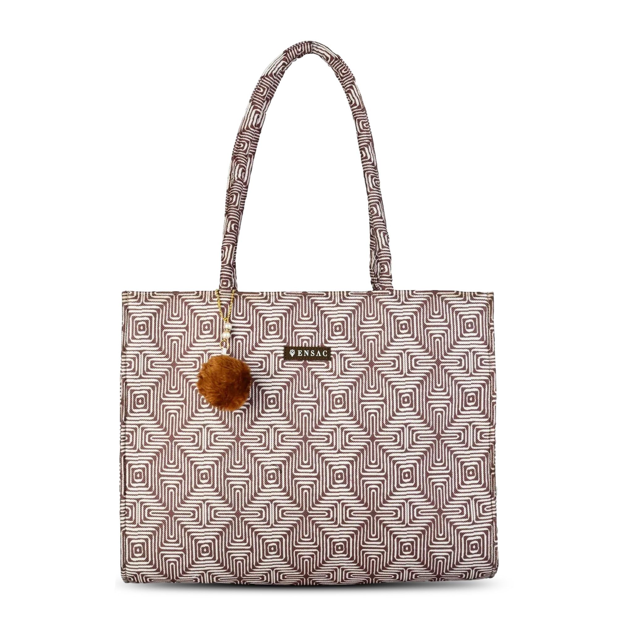 ENSAC Printed Jute Tote Bag – Small ensacworld