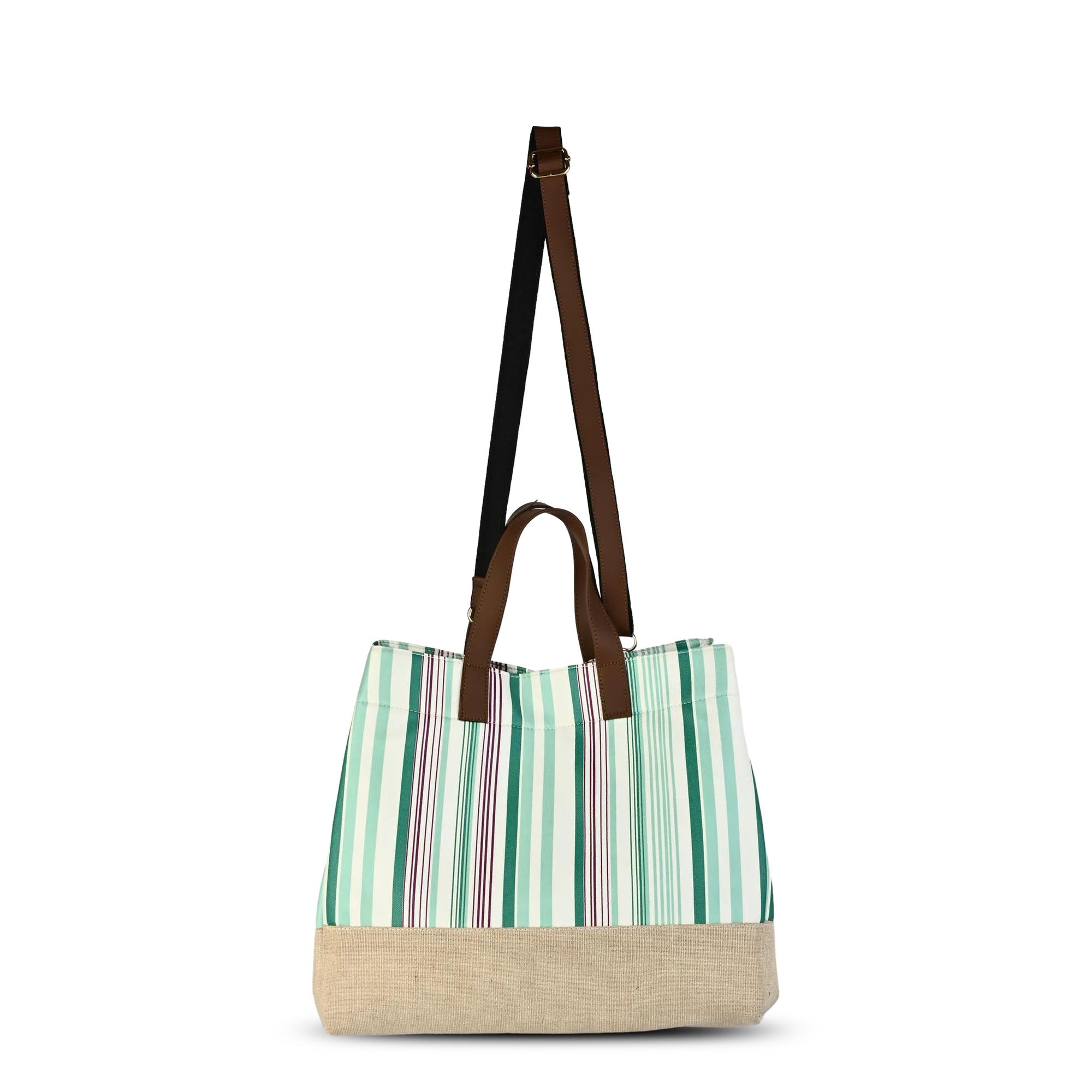 Striped Baggy Sling Bag for Women Casual Large Shoulder Tote for Shopping Travel and Daily Use
