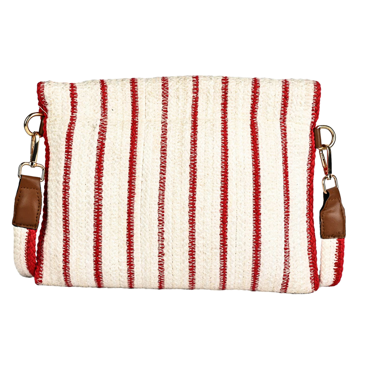 ENSAC Women’s Crochet Style Sling Bag | Handmade Round Bag with Artistic Floral Embroidery (Copy)