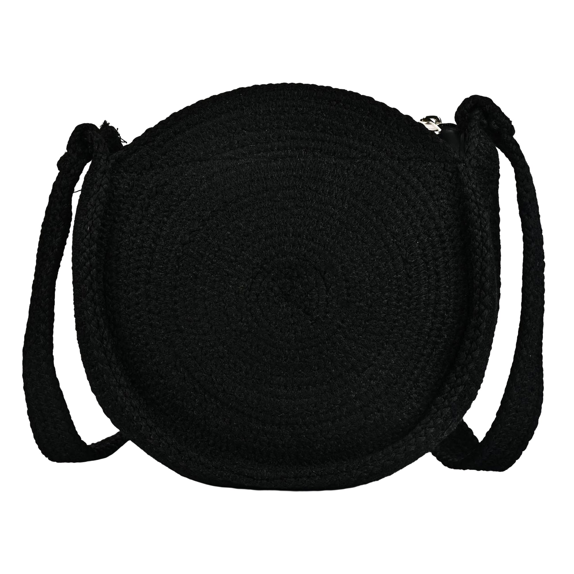 ENSAC Women’s Crochet Style Sling Bag | Handmade Round Bag with Artistic Floral Embroidery (Copy)