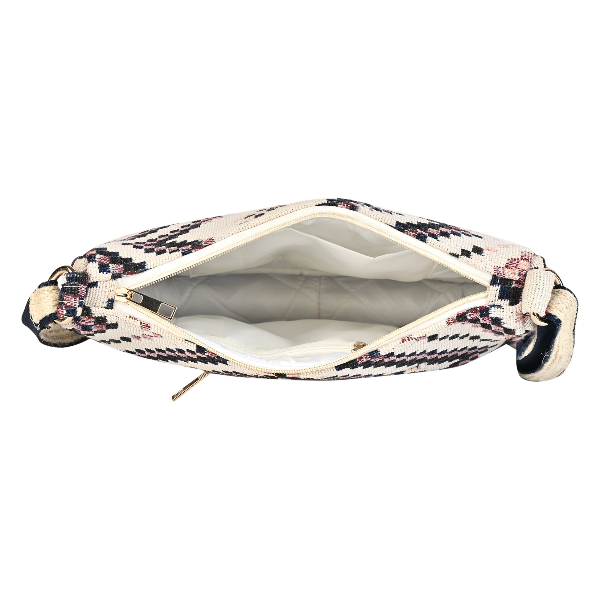 Crazybox Multicolored Geometric Pattern Sling Bag