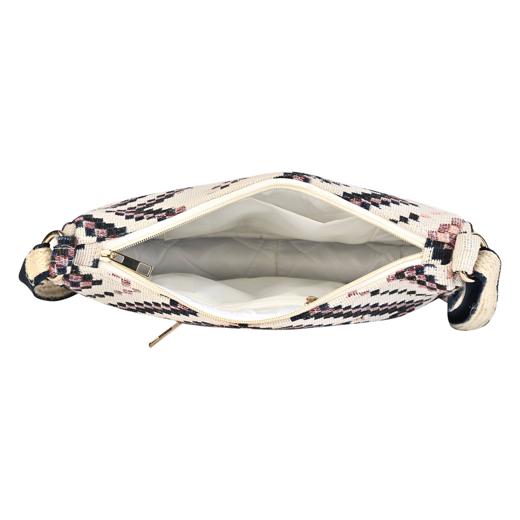 Crazybox Multicolored Geometric Pattern Sling Bag