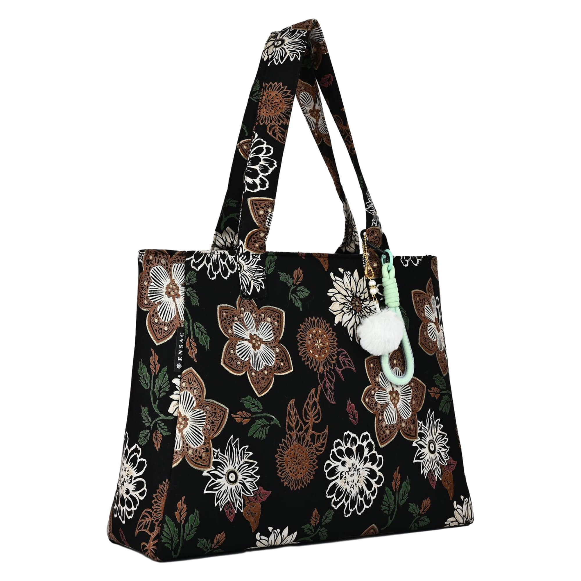ENSAC KalaFool Canvas Tote Bag – Premium, Spacious & Trendy Everyday Tote