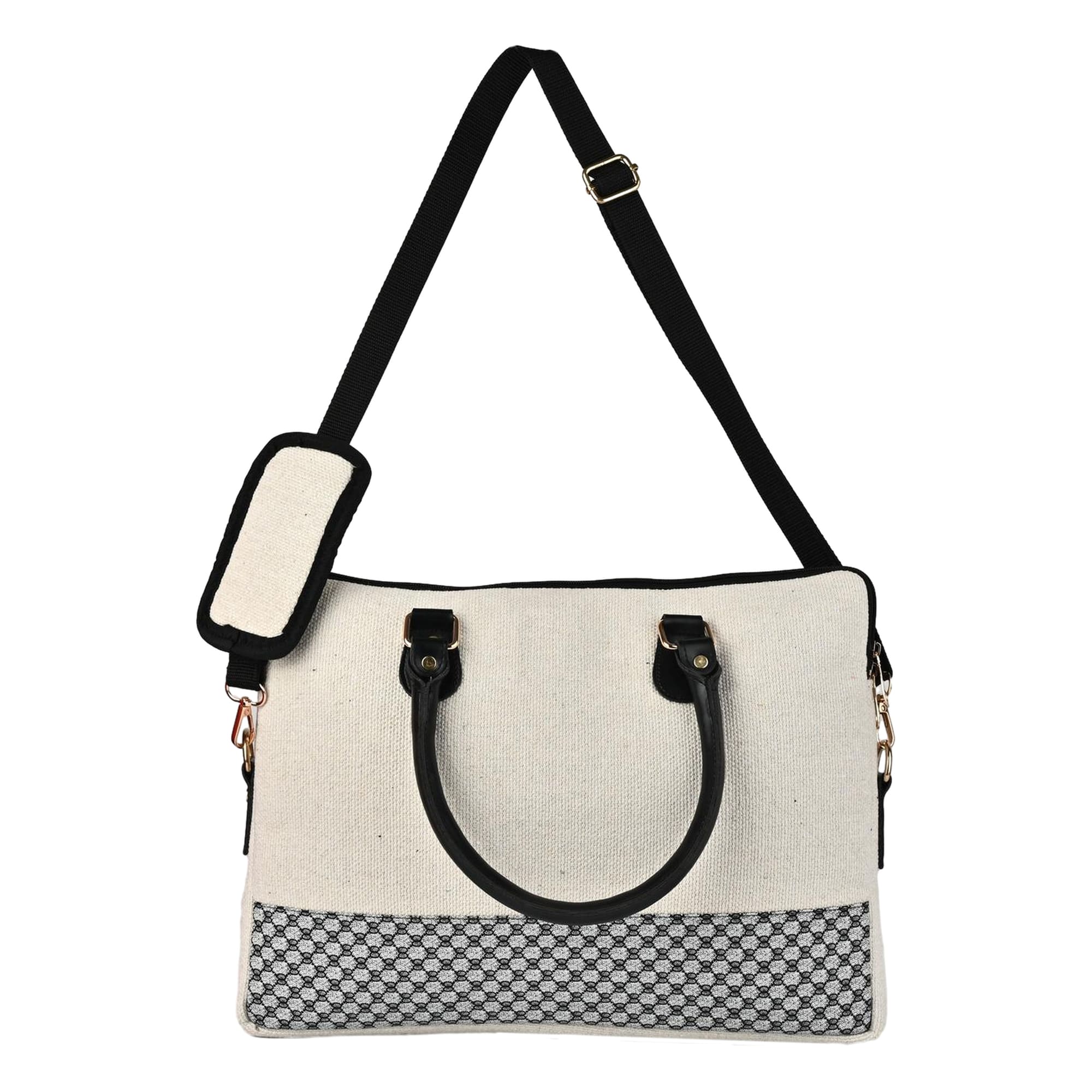 ENSAC Helium Series Laptop Bag – White & Black