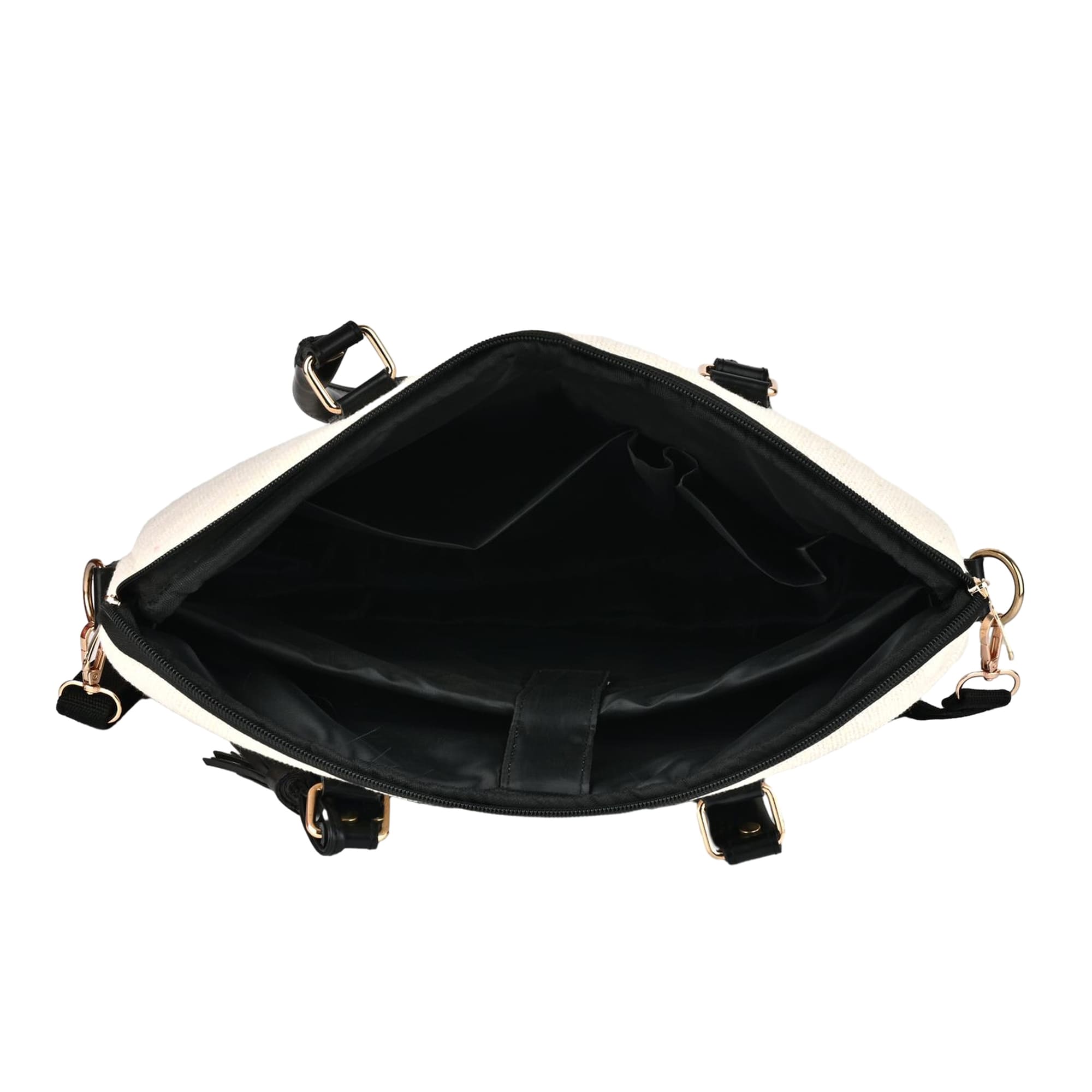 ENSAC Helium Series Laptop Bag – White & Black