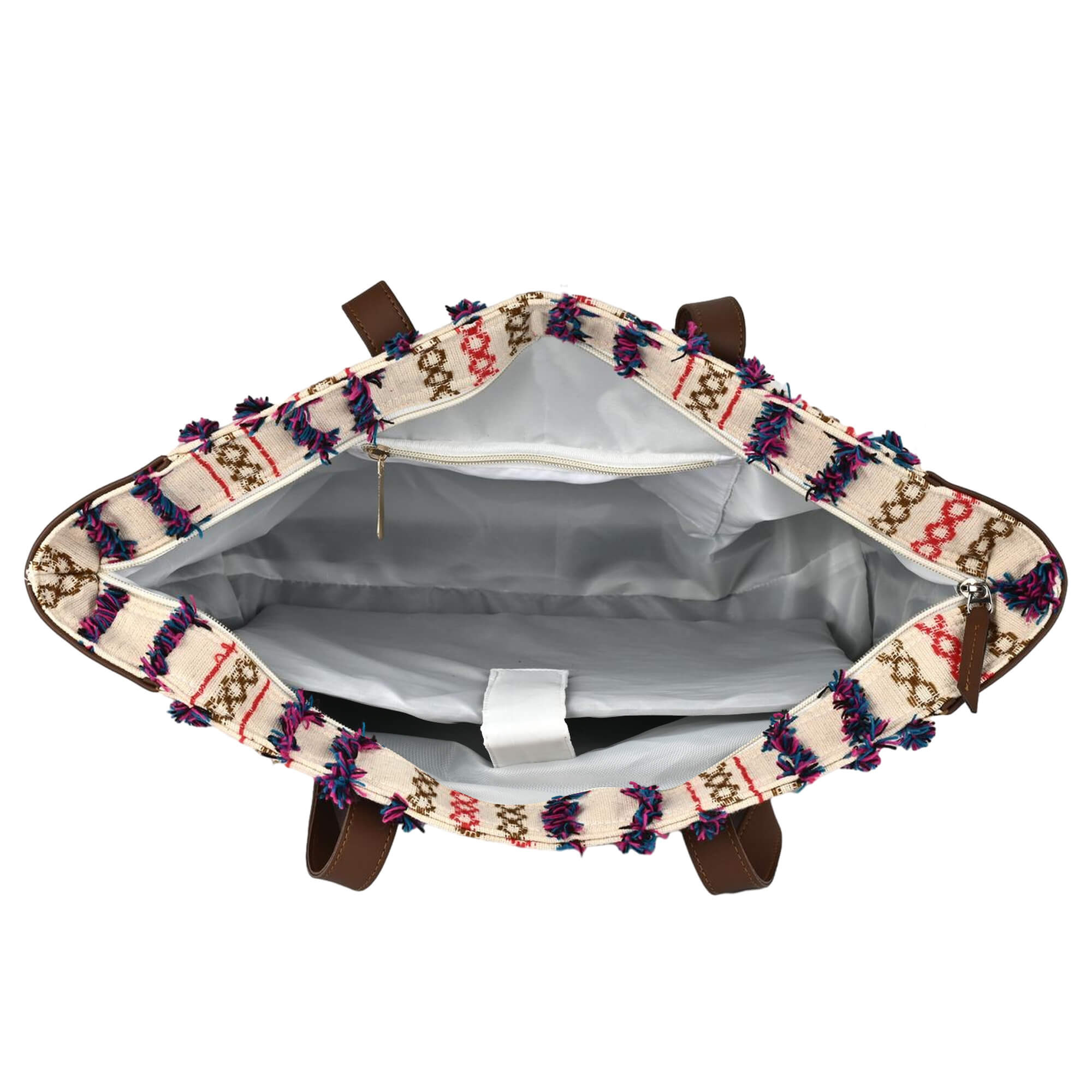 ENSAC Kala Purple Printed Tote Bag – Stylish, Spacious & Everyday Friendly