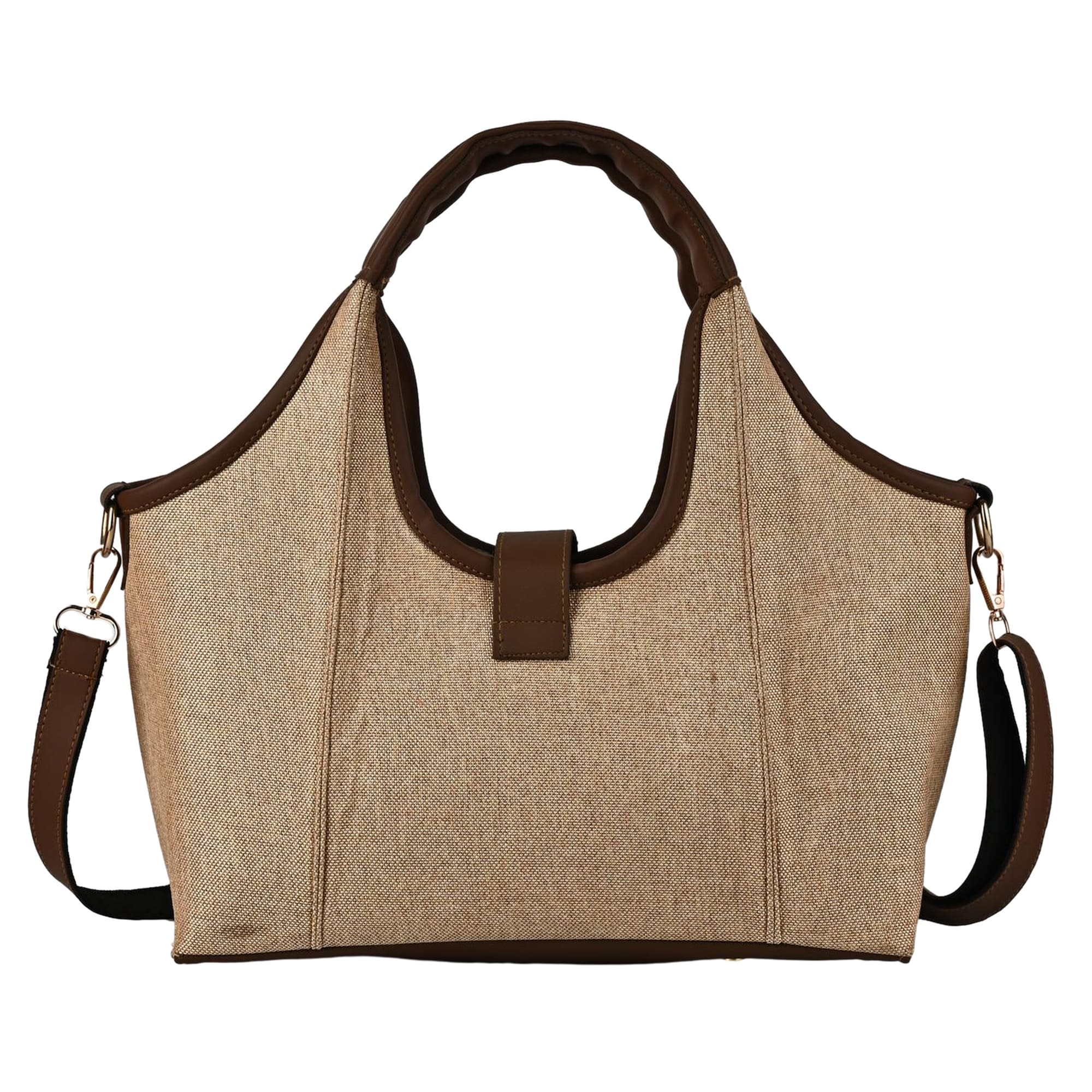 ENSAC Hobo-Style Sling Bag – Jute Texture