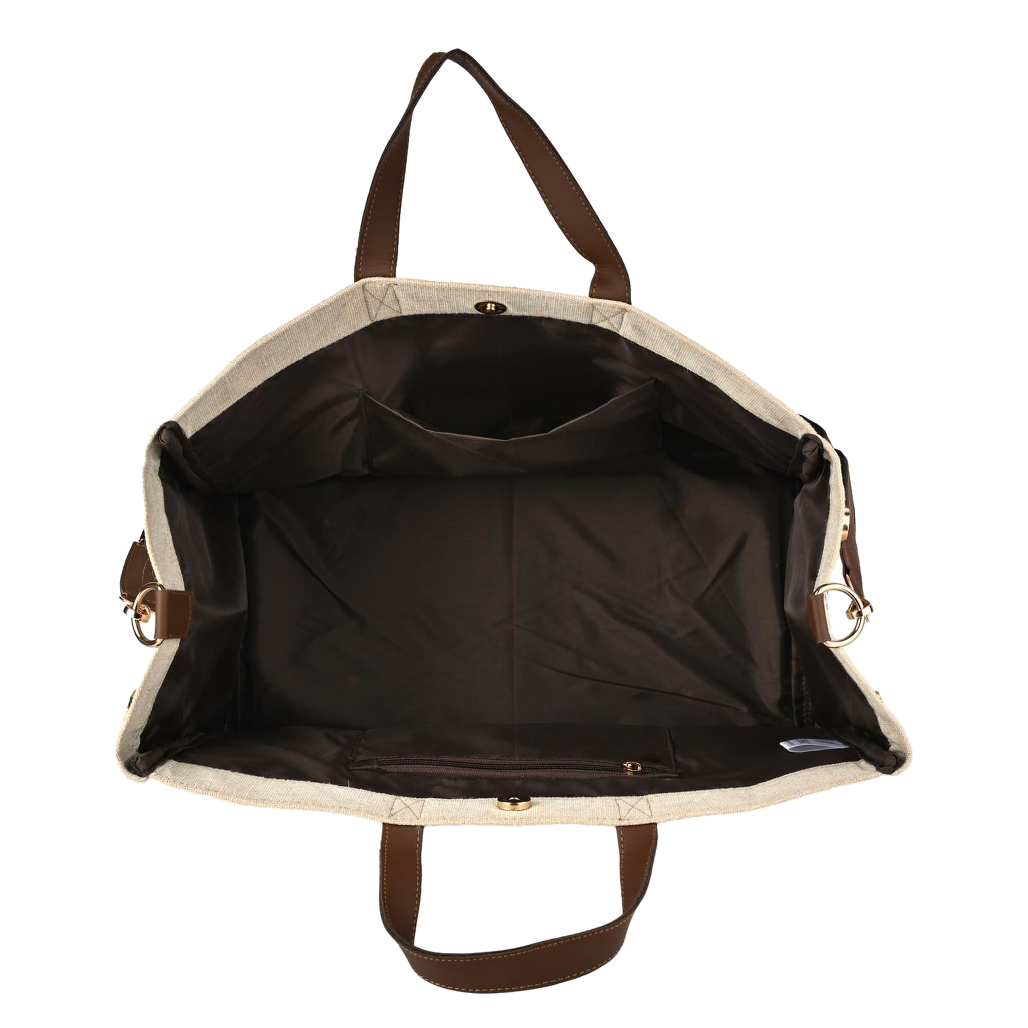 Baggy Sling Rangoli Blue Canvas Sling Bag with Jute Texture